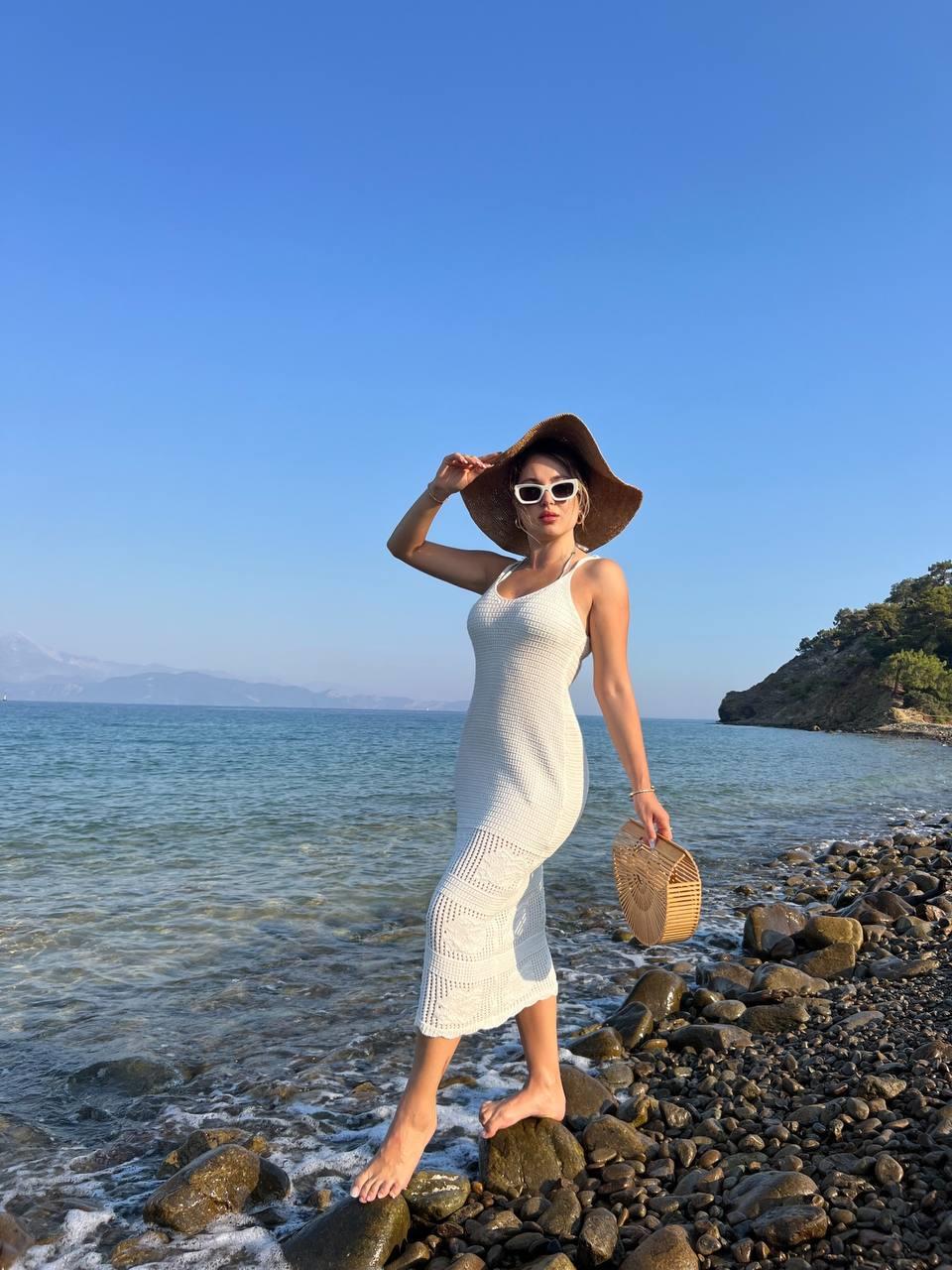Triko Plaj Elbisesi  | 