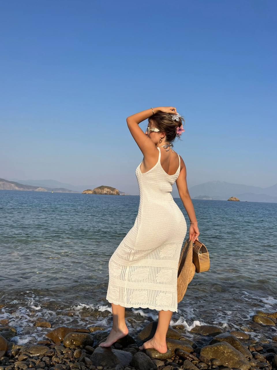 Triko Plaj Elbisesi  | 