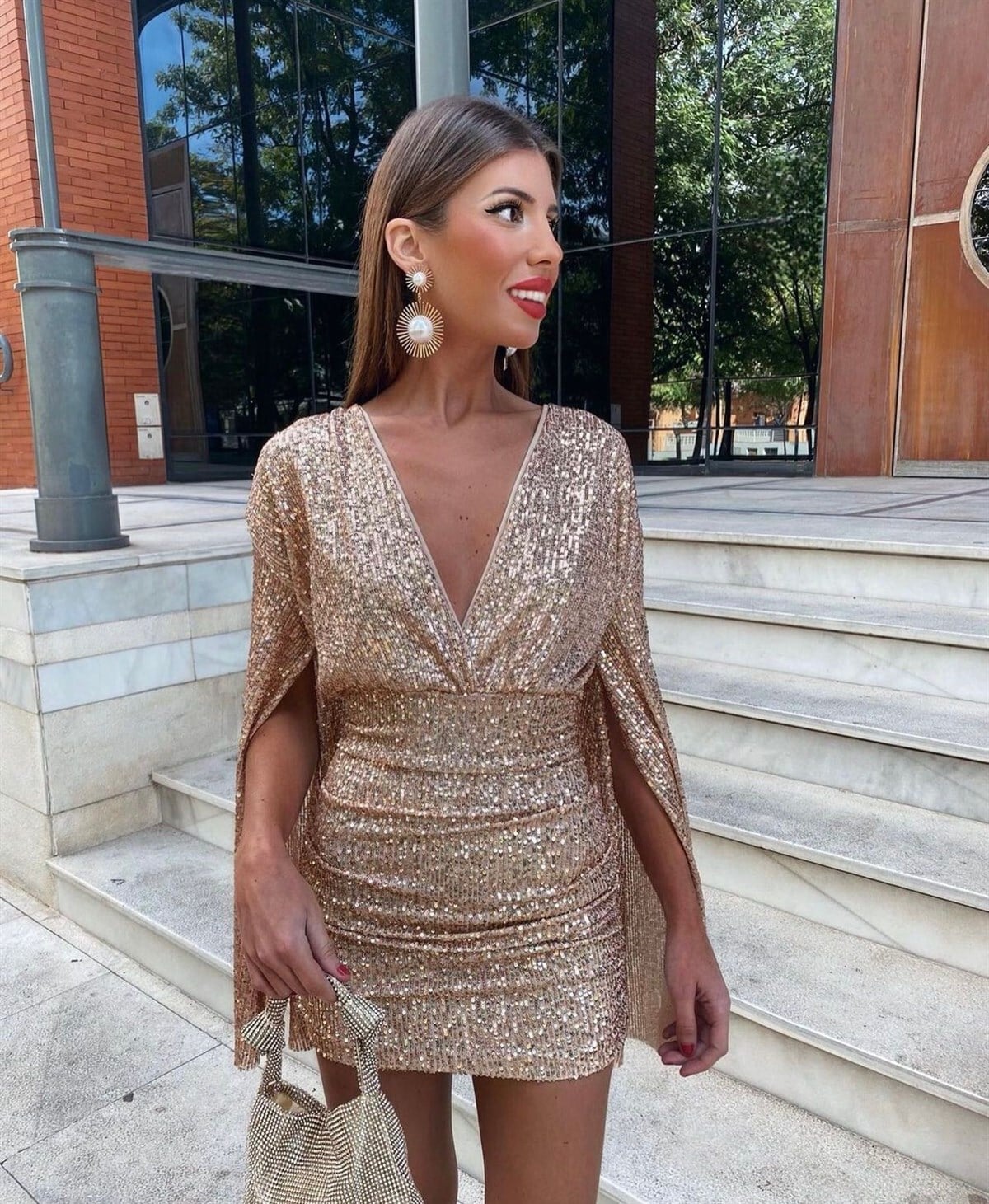 Zara Payet Kumaş Pelerin Elbise 