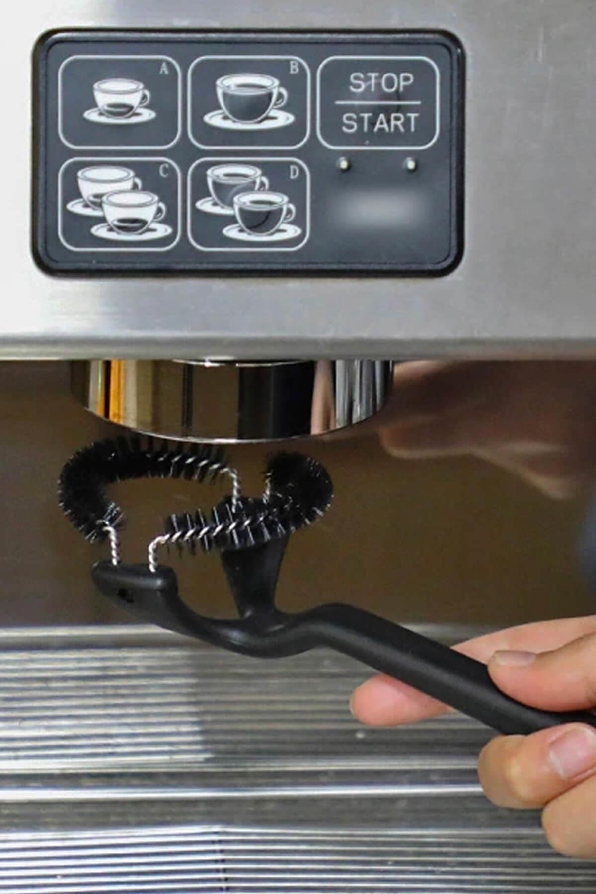 Espresso Makinesi Grup Temizleme Fırçası Yuvarlak | 58mm