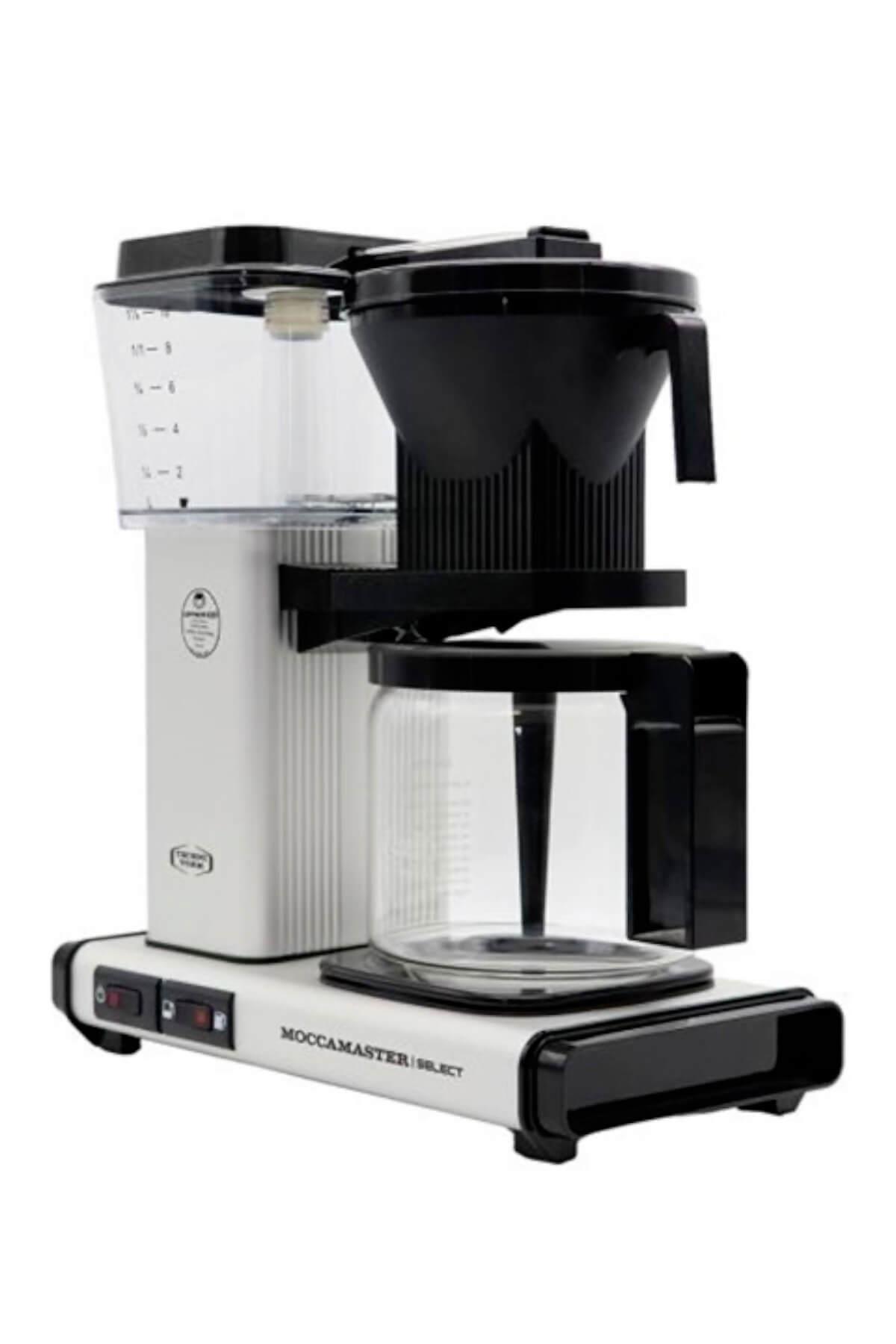 Mat Gümüş | Moccamaster Select Filtre Kahve Makinesi Cam Potlu