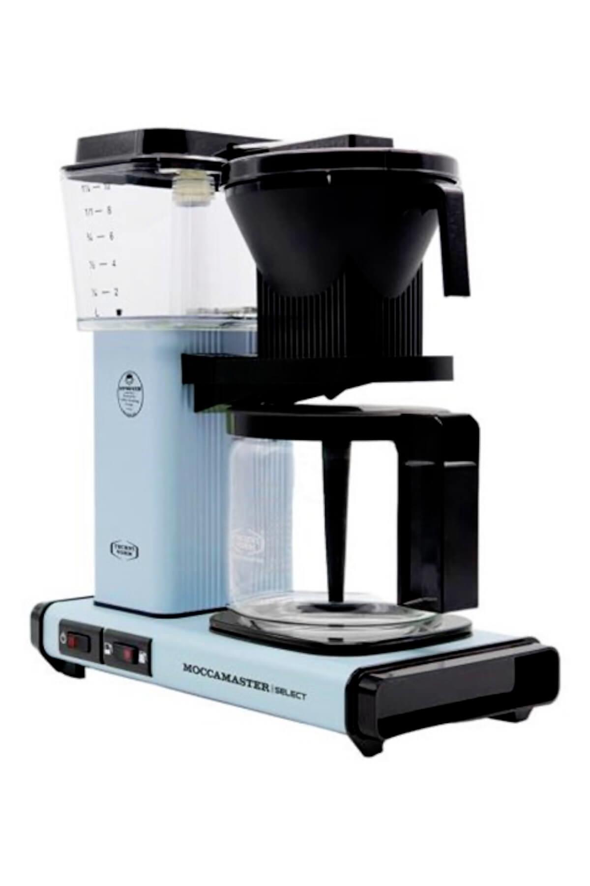 Pastel Mavi | Moccamaster Select Filtre Kahve Makinesi Cam Potlu