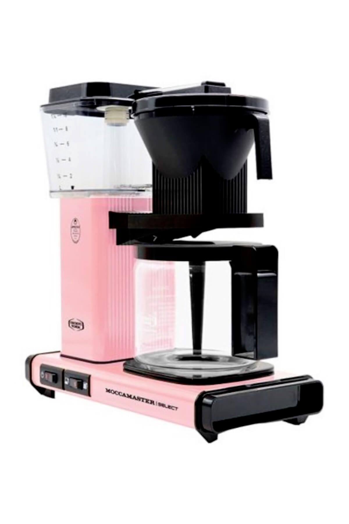 Pembe | Moccamaster Select Filtre Kahve Makinesi Cam Potlu