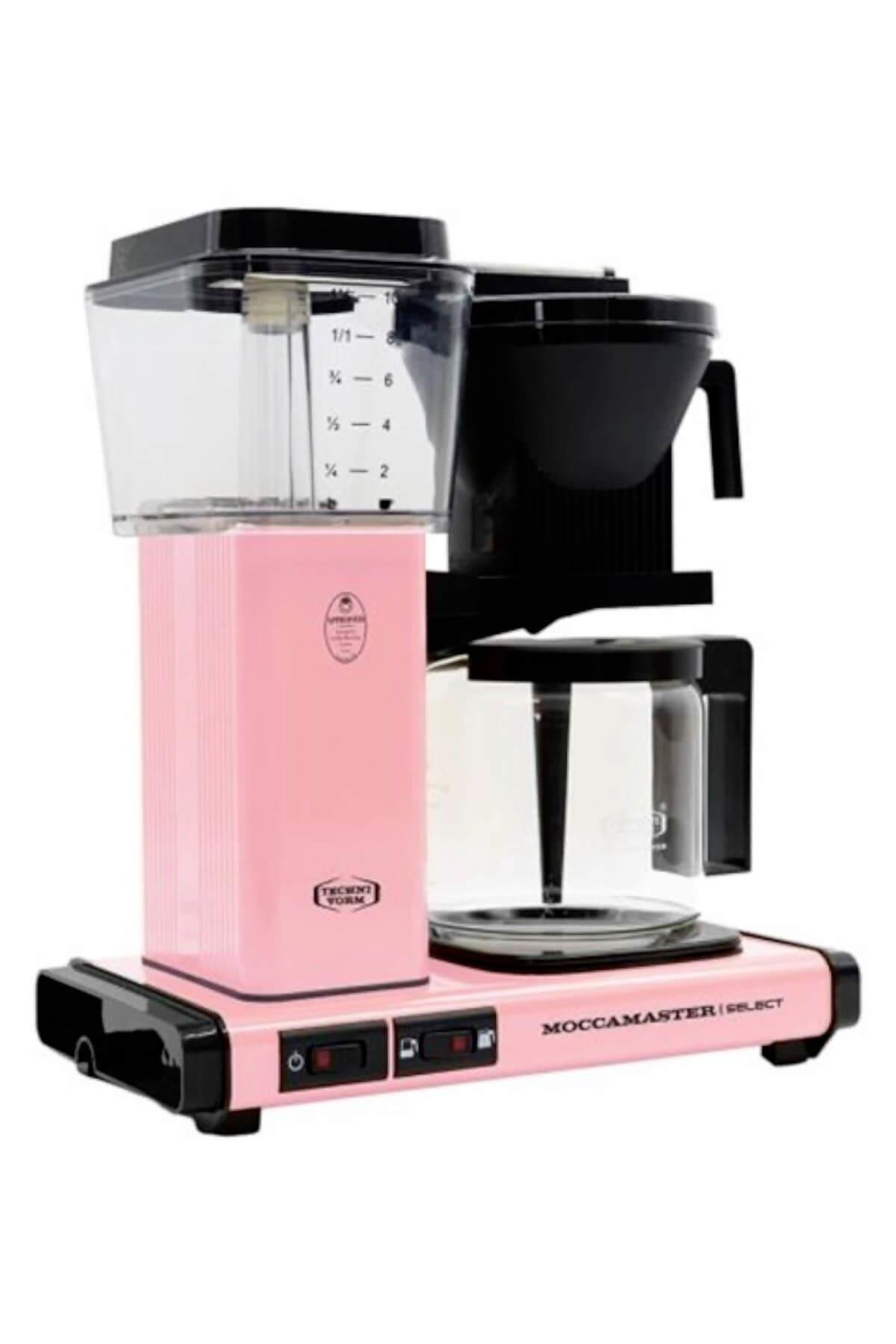 Pembe | Moccamaster Select Filtre Kahve Makinesi Cam Potlu