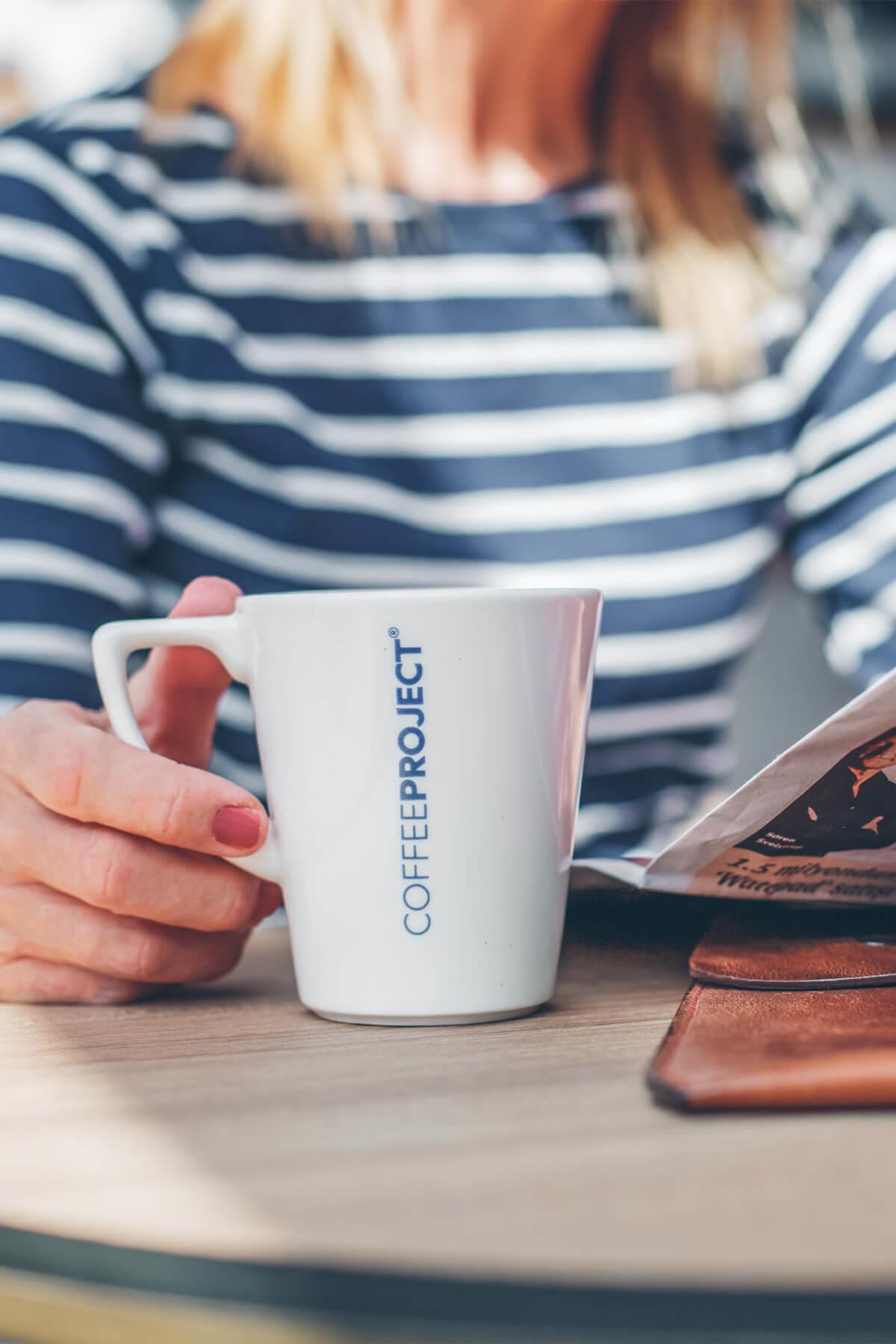 Porselen Mug Kupa | Coffee Project Baskılı 220 ml