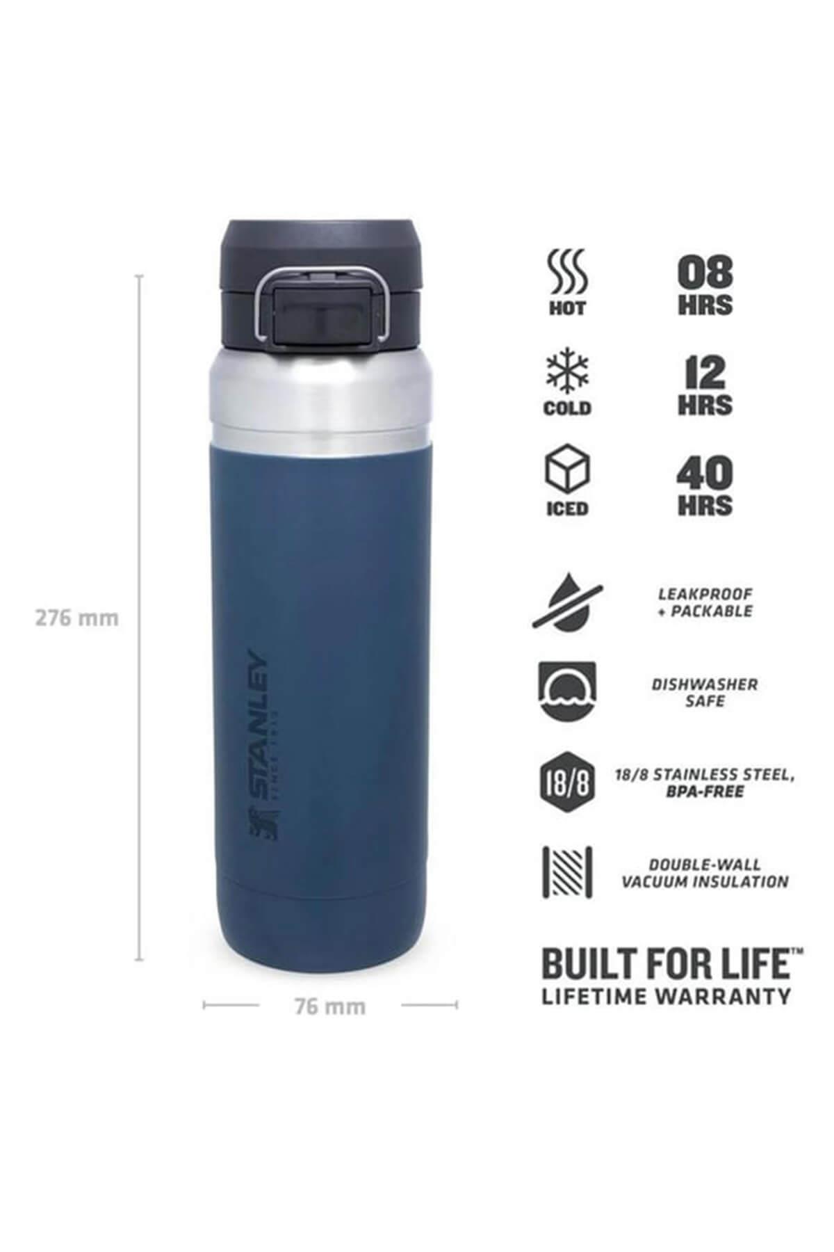 Stanley The Quick Flip Çelik Termos Bardak 24 OZ - 0.7 LT - Abyss | 10-09149-094