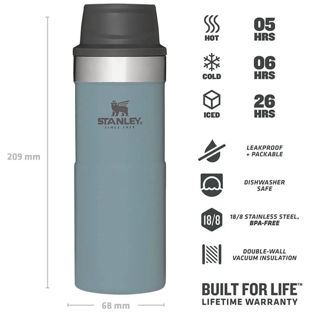 Trigger Action 0.35 Lt / 12 oz. Termos - Shale | 10-09848-055