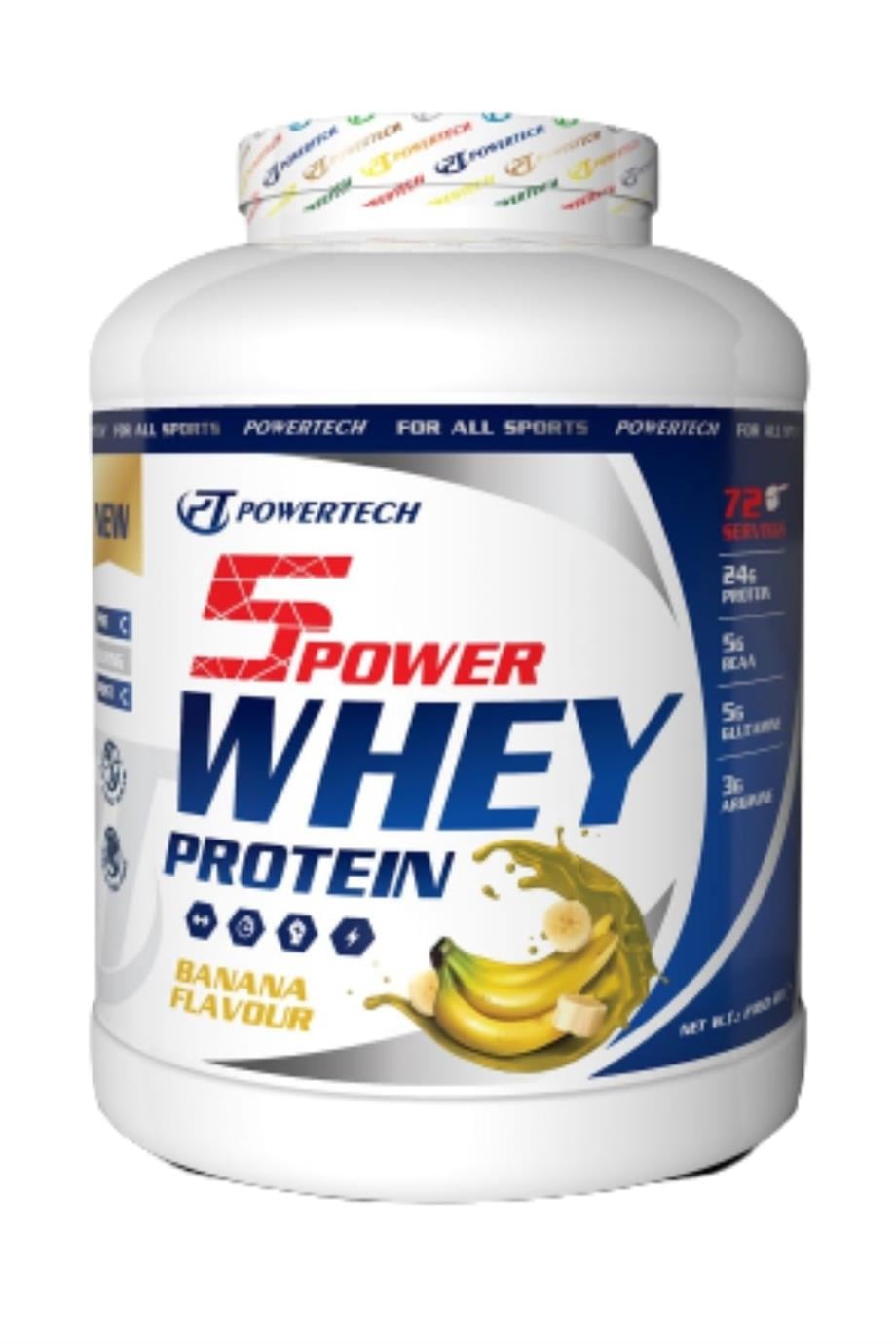 5Power Whey Protein Tozu 72 Servis 2160 gr