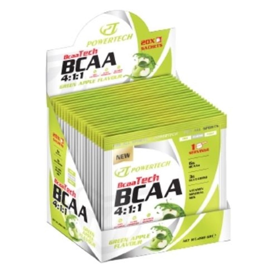 BCAATech BCAA 20 Sachets Yeşil Elma Aromalı