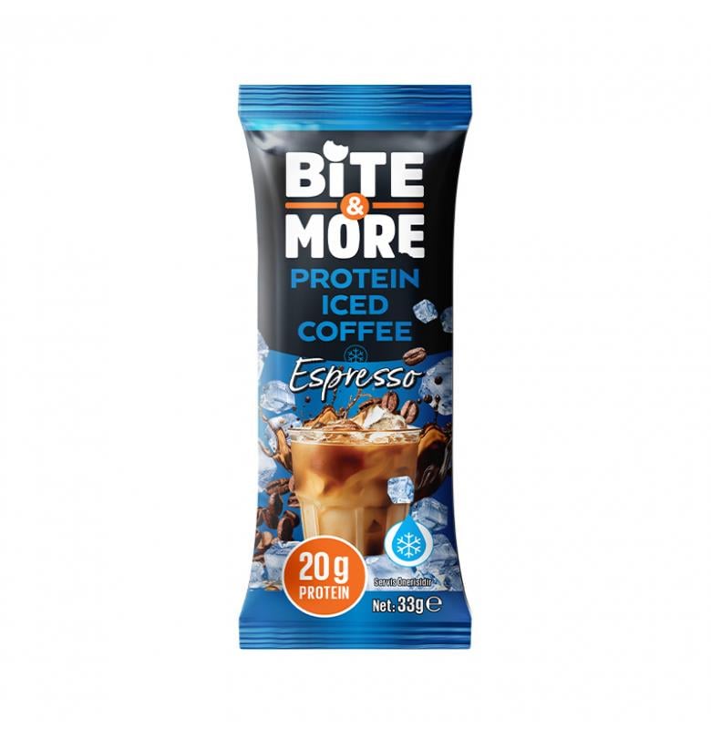 Bite & More Protein Iced Coffee 33 gr x 10 Adet