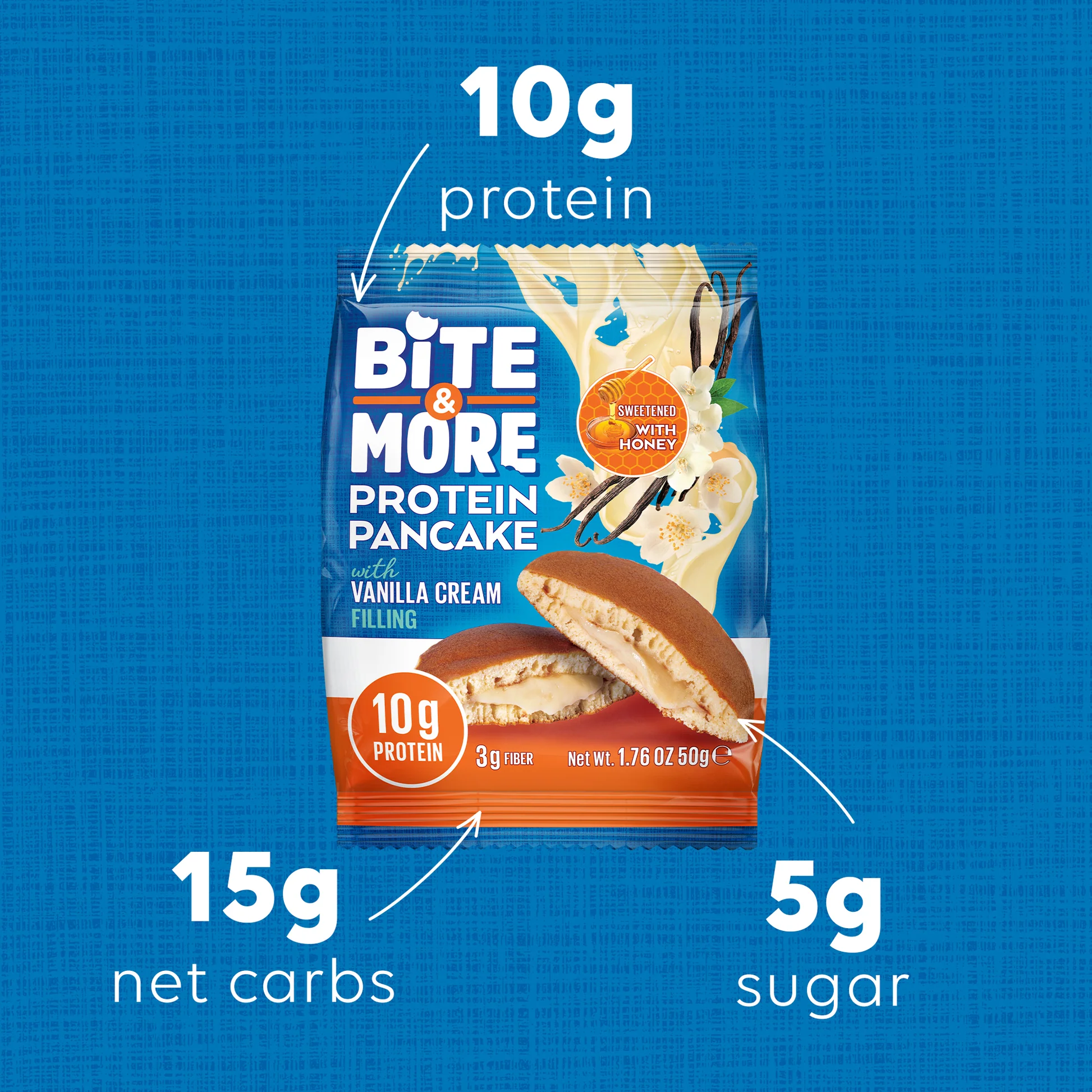 Bite & More Protein Pancake 50 gr x 12 Adet