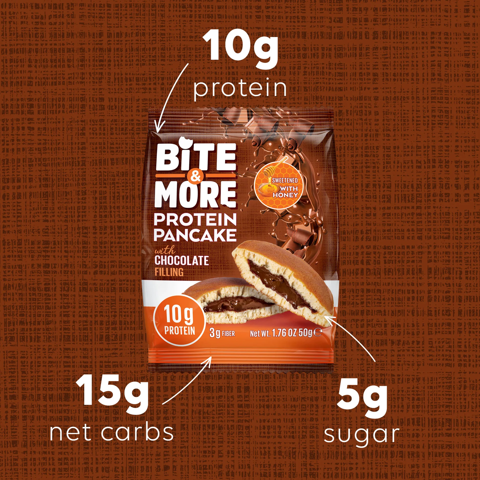 Bite & More Protein Pancake 50 gr x 12 Adet