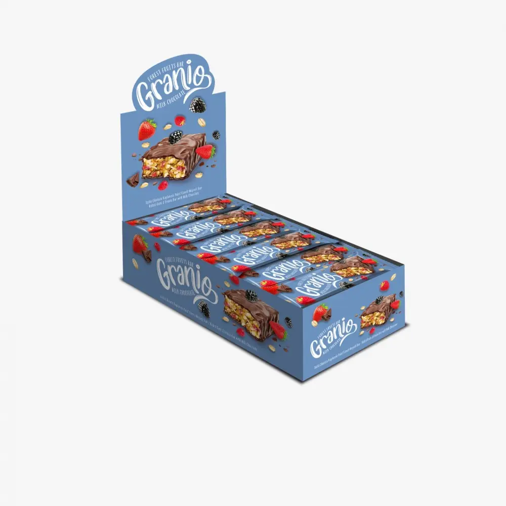 Granio Sütlü Çikolata Kaplamalı Tahıl Bar 35 gr x 24 Adet