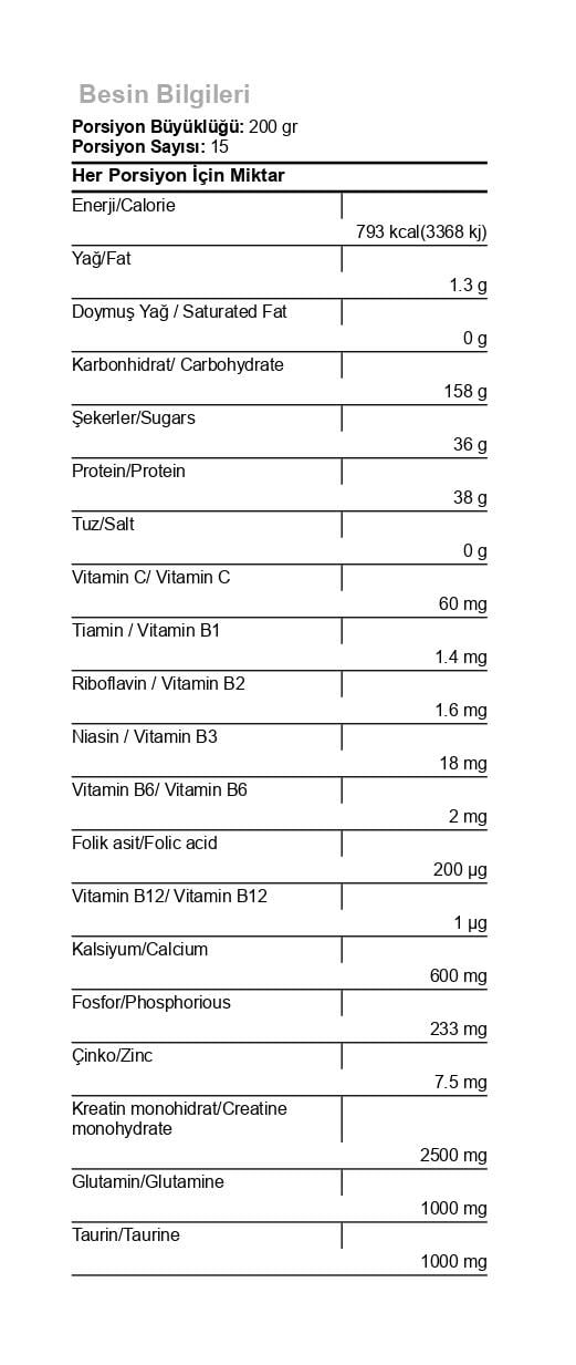 Hardline Progainer 3000 gr