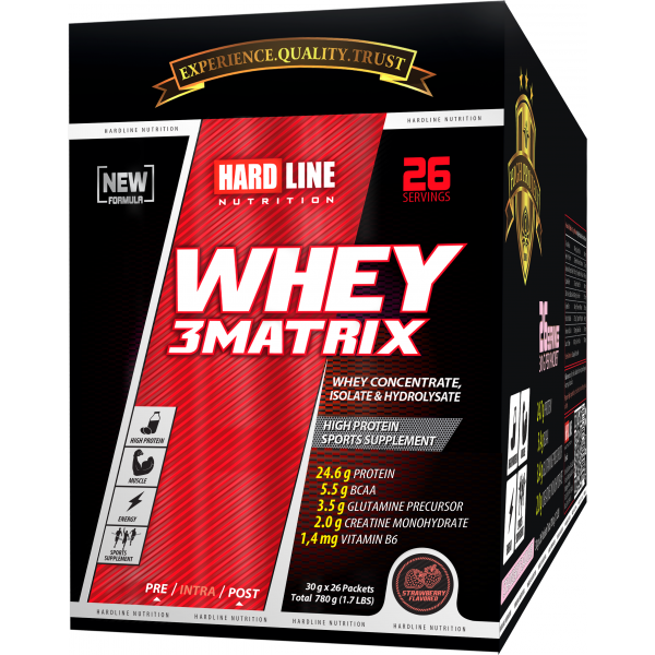 Hardline Whey Matrix 30 gr X 26 Saşe