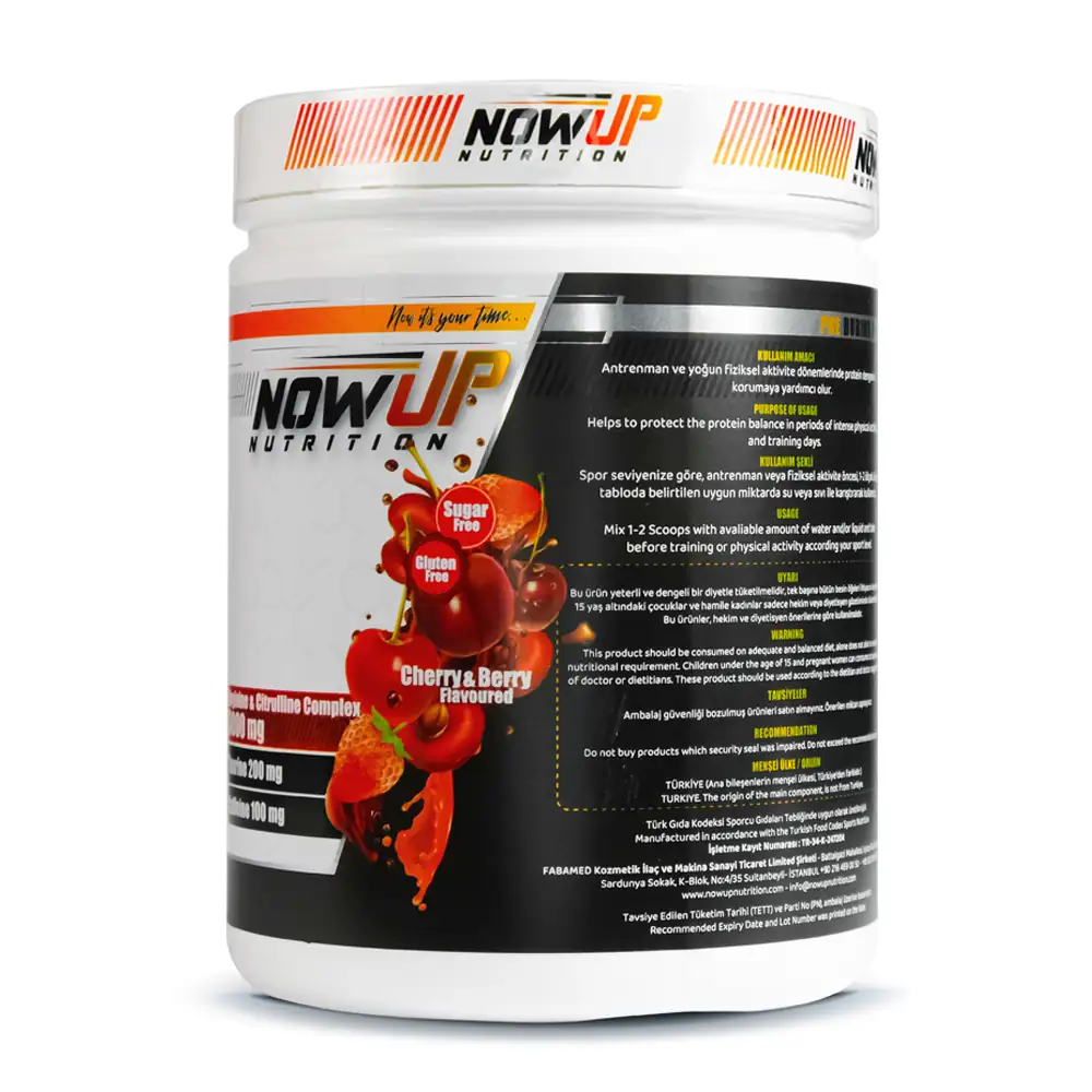 Nowup Arginine Nitric Oxide Effect 360gr