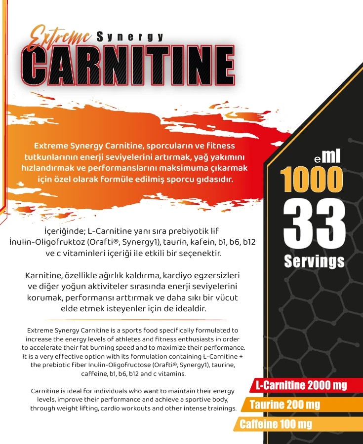 Nowup Nutrition Extreme Synergy L Carnitine 1000 ml