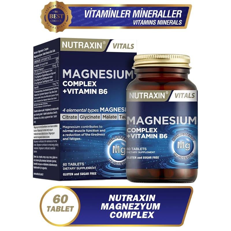 Nutraxin Magnesium Complex Vitamin B6 60 Tablet