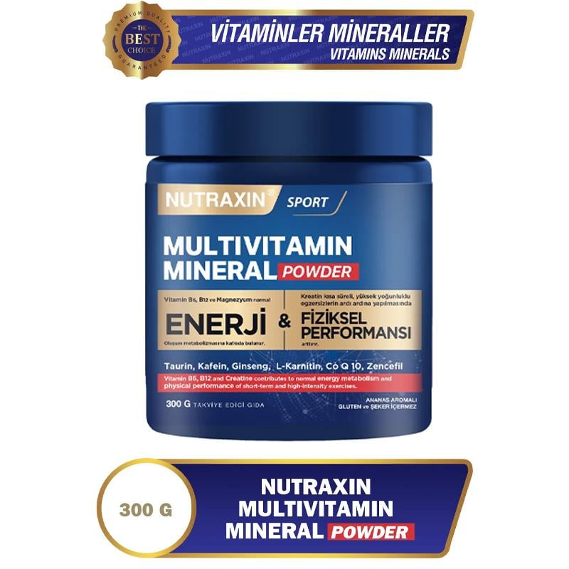 Nutraxin Multivitamin Mineral Powder 300 gr