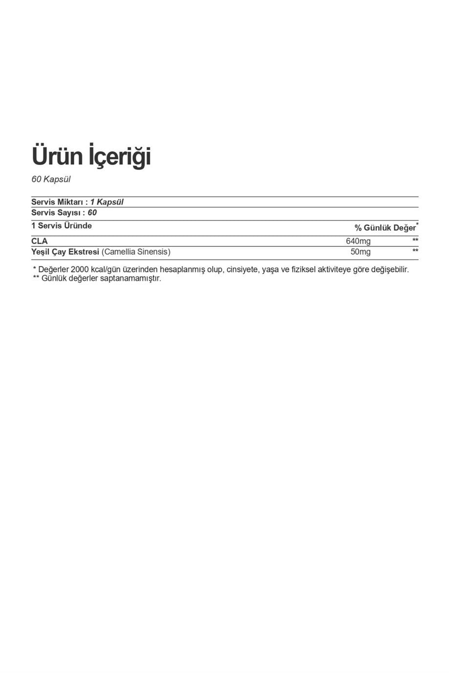 Nutrend CLA Compressed 60 Kapsül