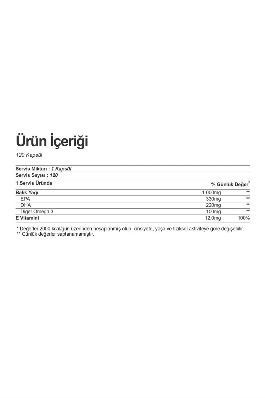 Olimp Gold Omega 3 Sport Edition 120 Kapsül