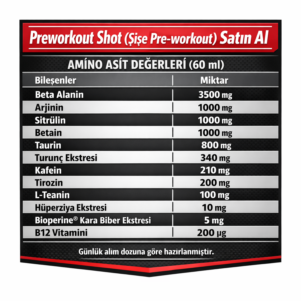 Protein Ocean Pre-Workout 60 ml x 12 Shot