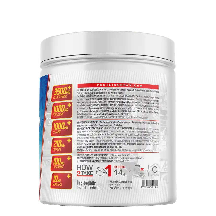 Protein Ocean Superman Pre-Workout 420 gr