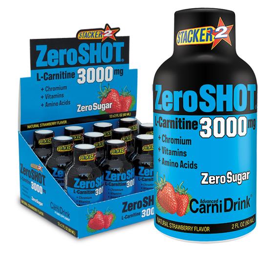 ZeroShot L Carnitine 3000 mg 12 Shot