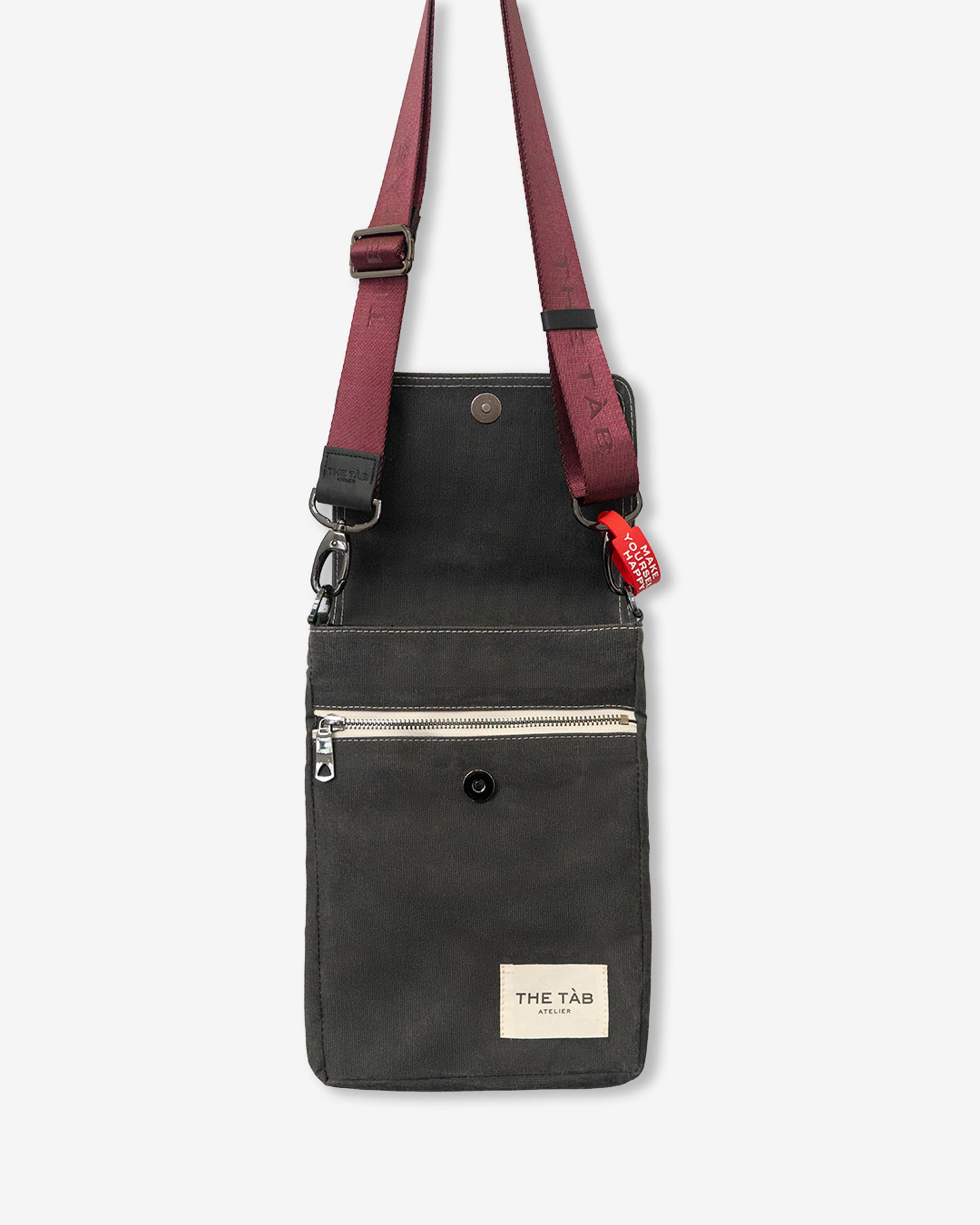 POST BAG STONE BLACK