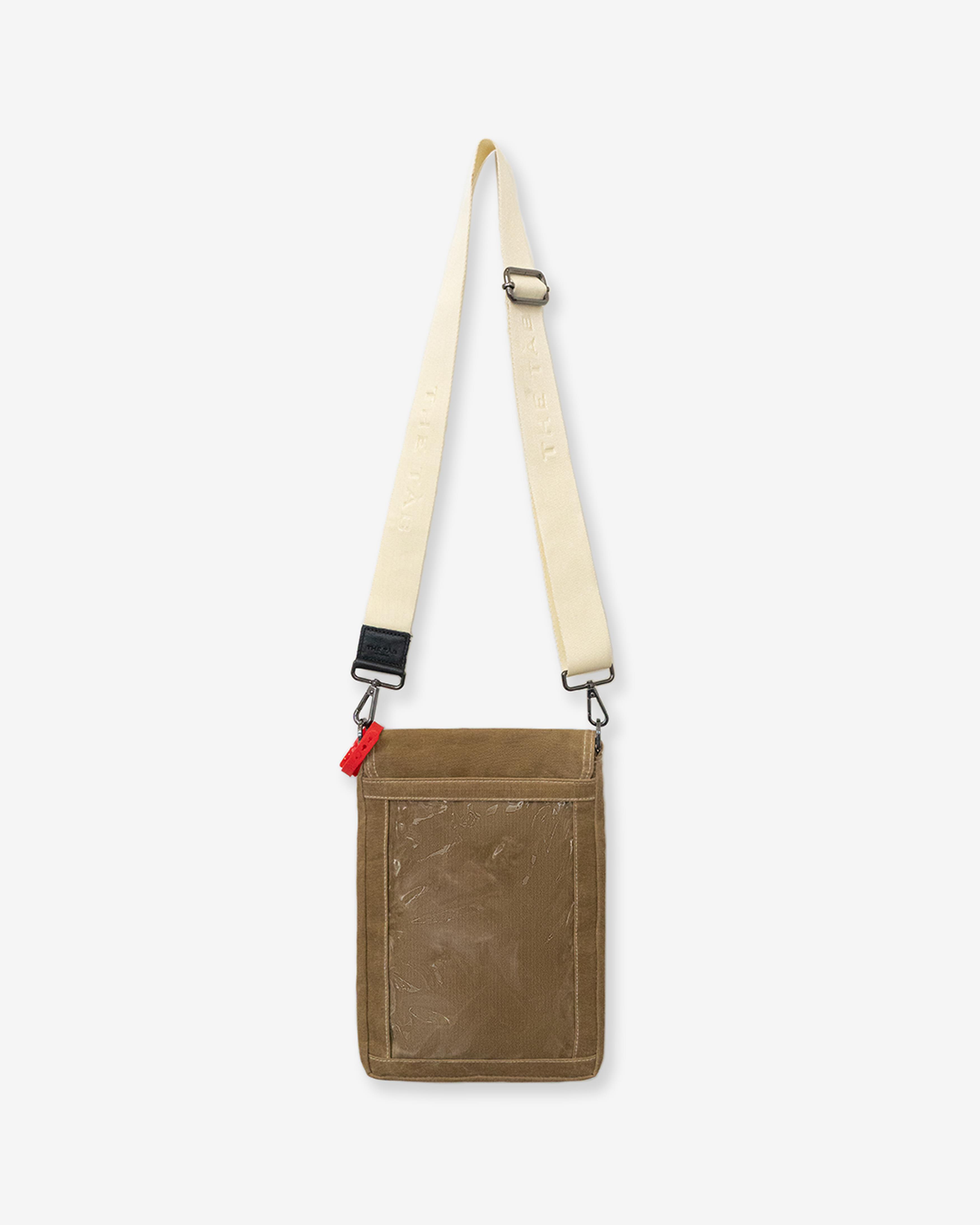 POST BAG STONE CARAMEL