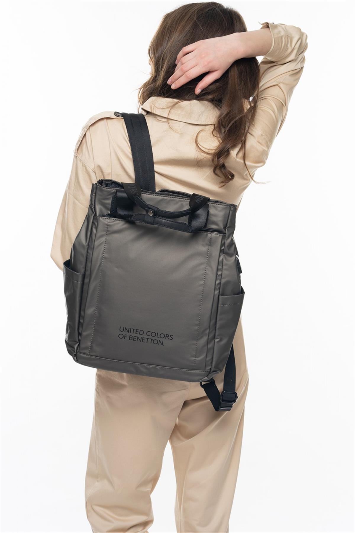 Benetton bnt 255 Unisex Sırt Çantası Bronz