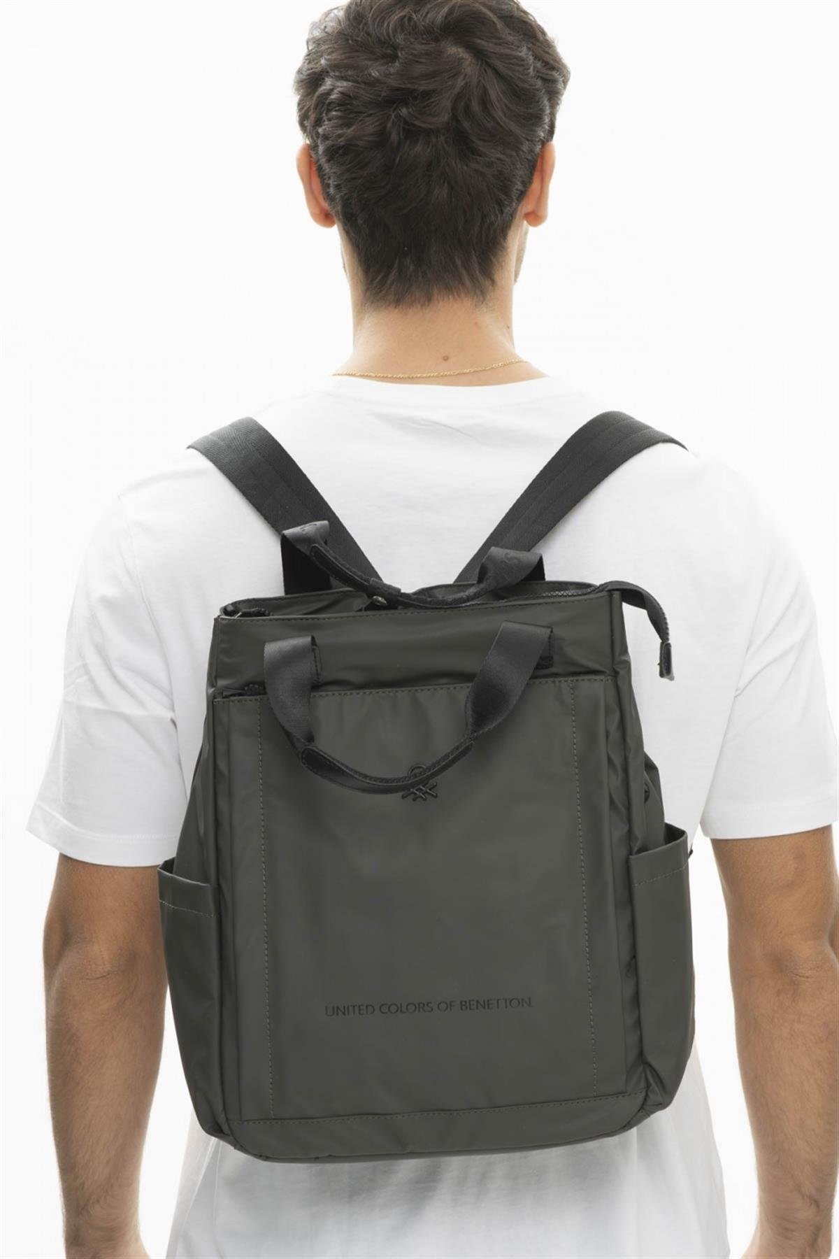 Benetton bnt 255 Unisex Sırt Çantası Haki