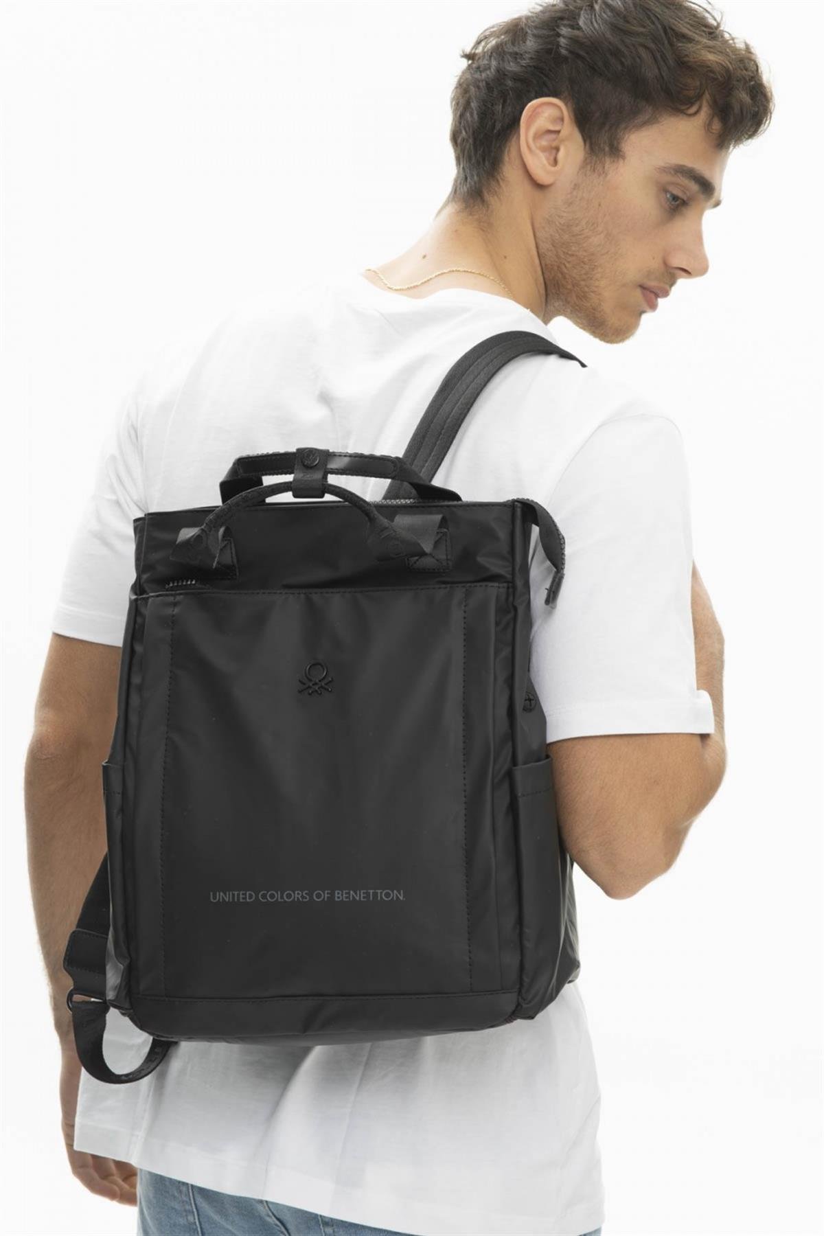 Benetton bnt 255 Unisex Sırt Çantası Siyah