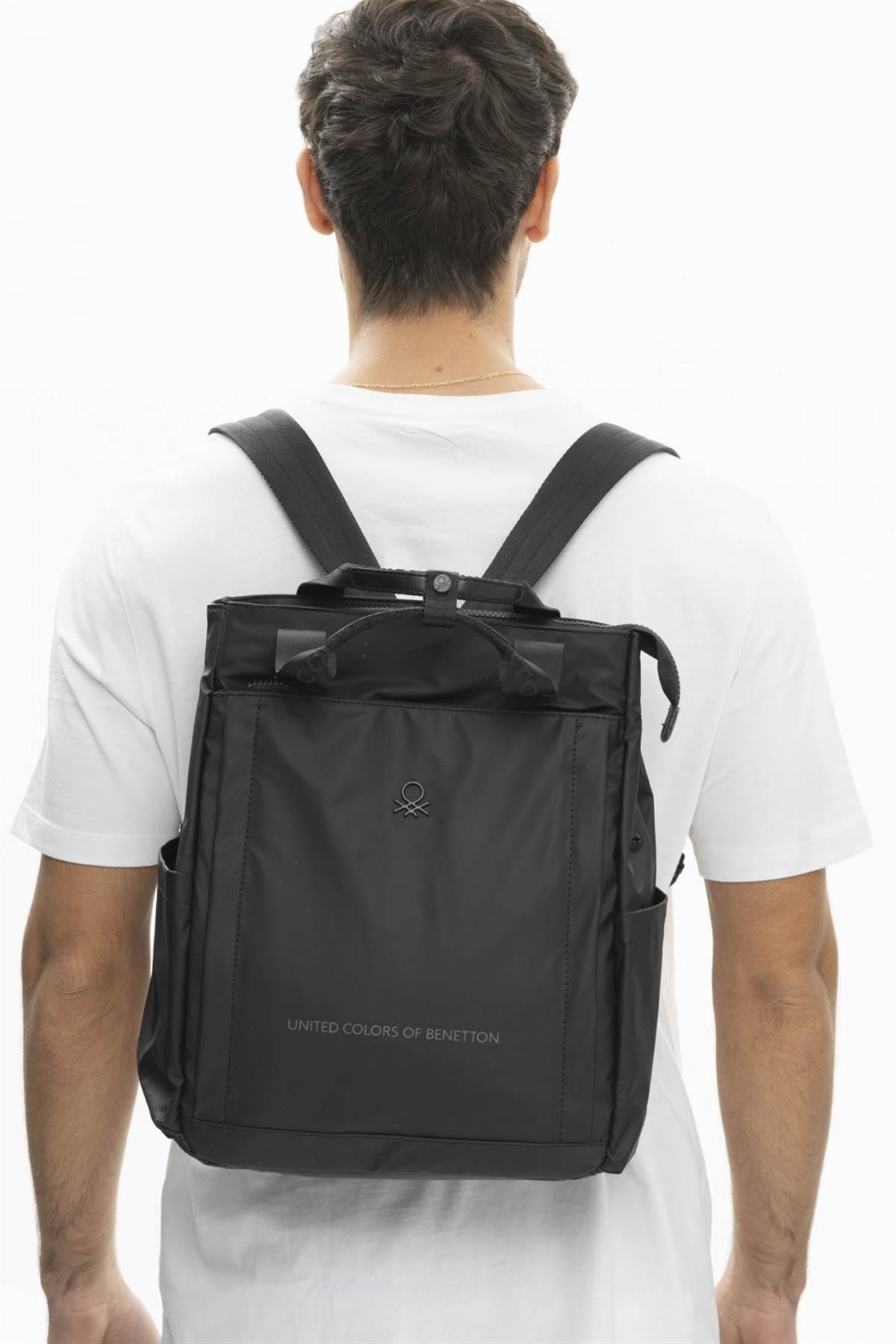 Benetton bnt 255 Unisex Sırt Çantası Siyah