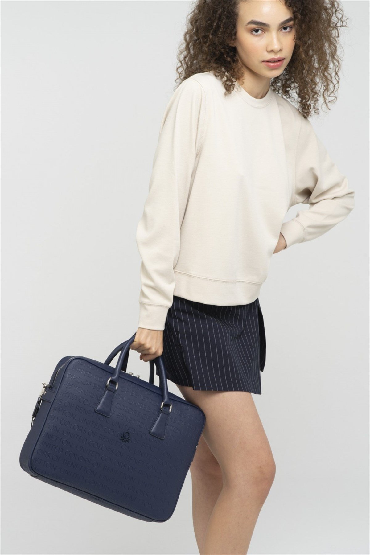 Benetton bnt 852 Unisex Evrak ve Bilgisayar Çantası Lacivert