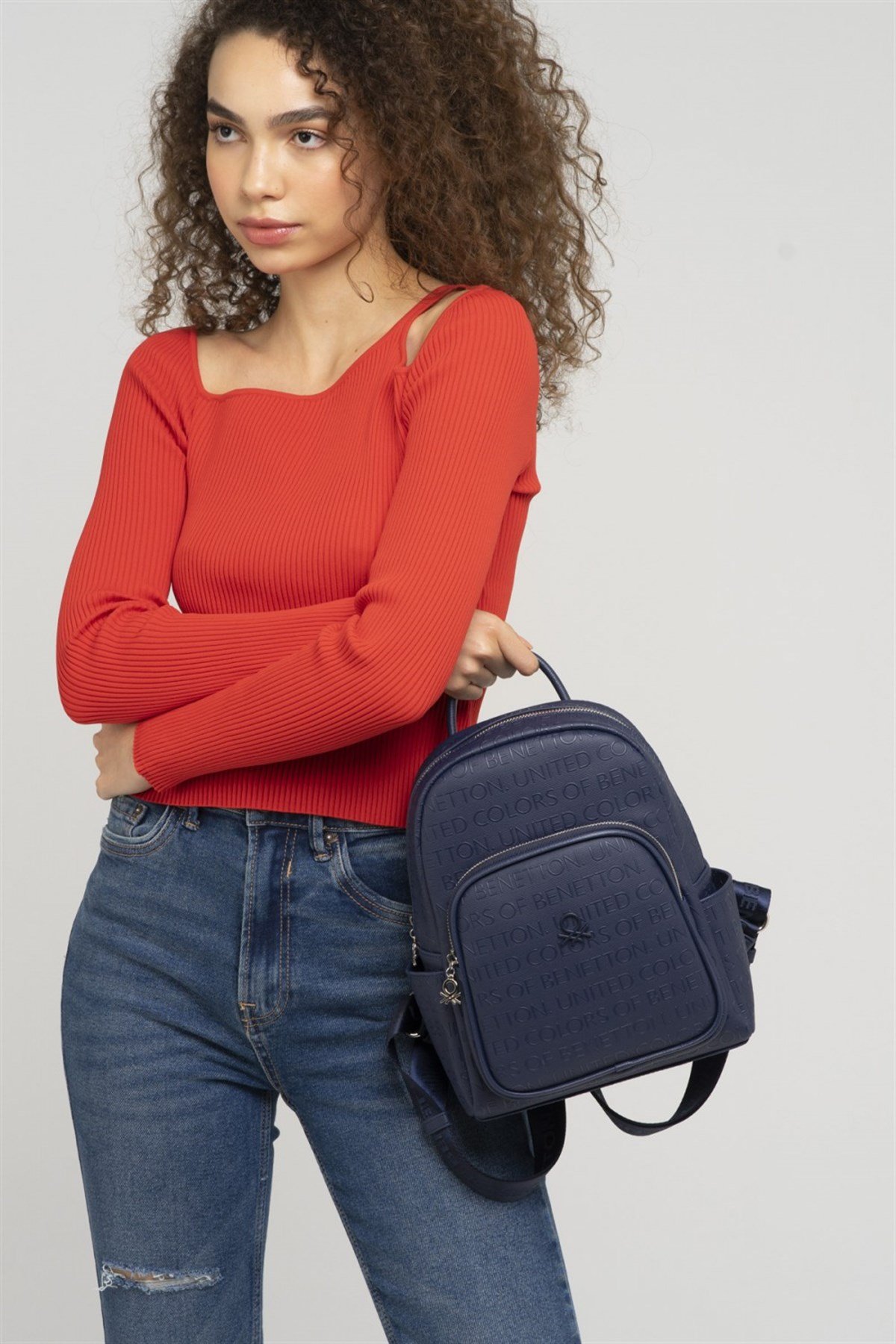 Benetton bnt 853 Kadın Sırt Çantası bnt 853 Lacivert