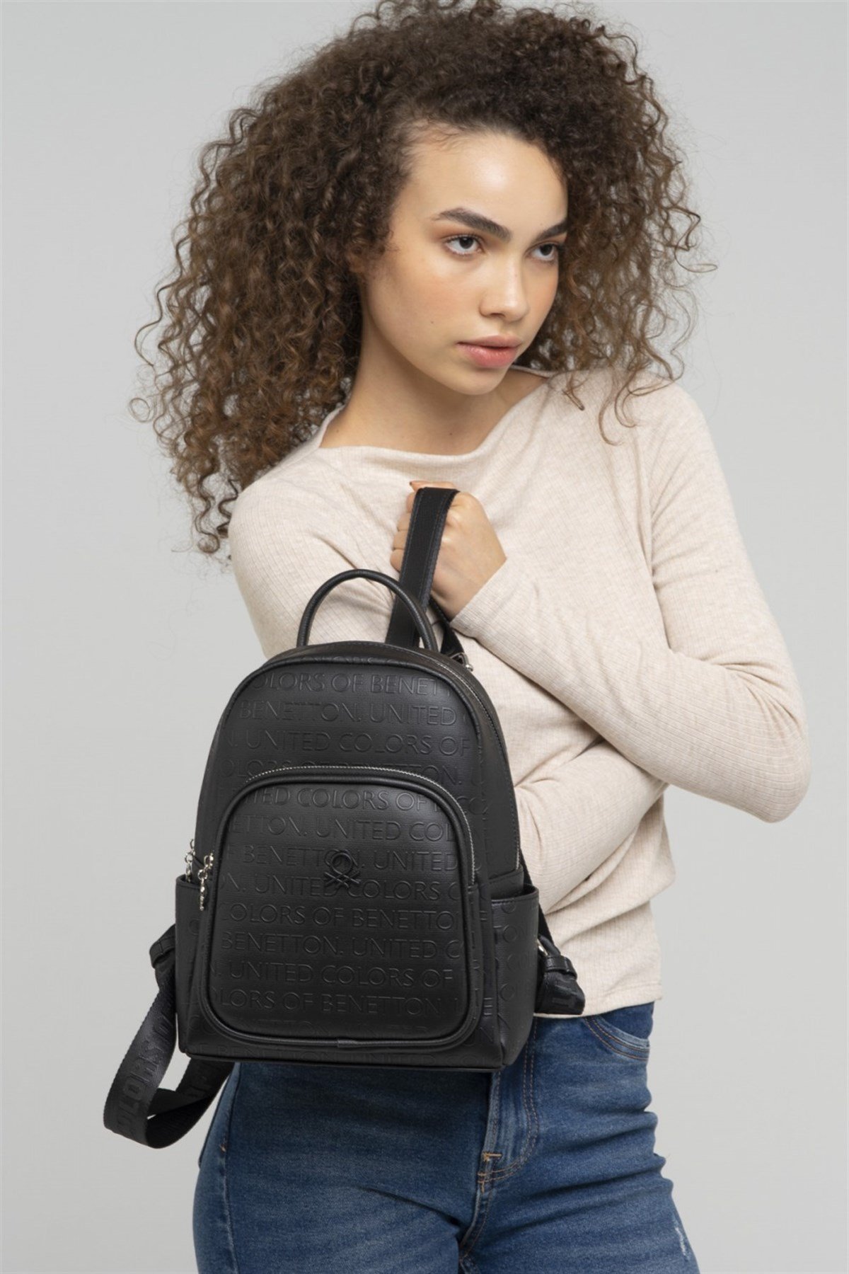 Benetton bnt 853 Kadın Sırt Çantası bnt 853 Siyah