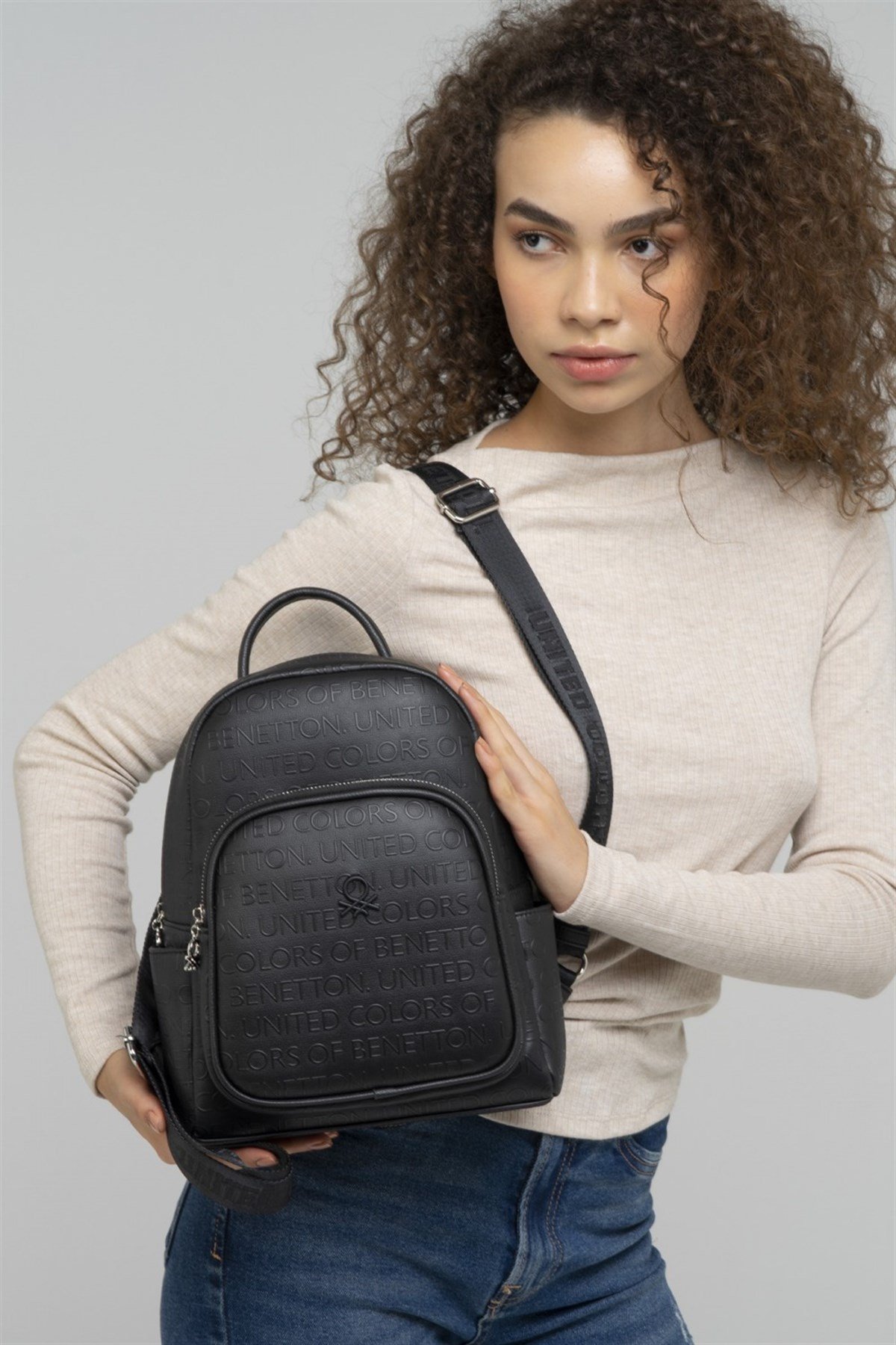 Benetton bnt 853 Kadın Sırt Çantası bnt 853 Siyah