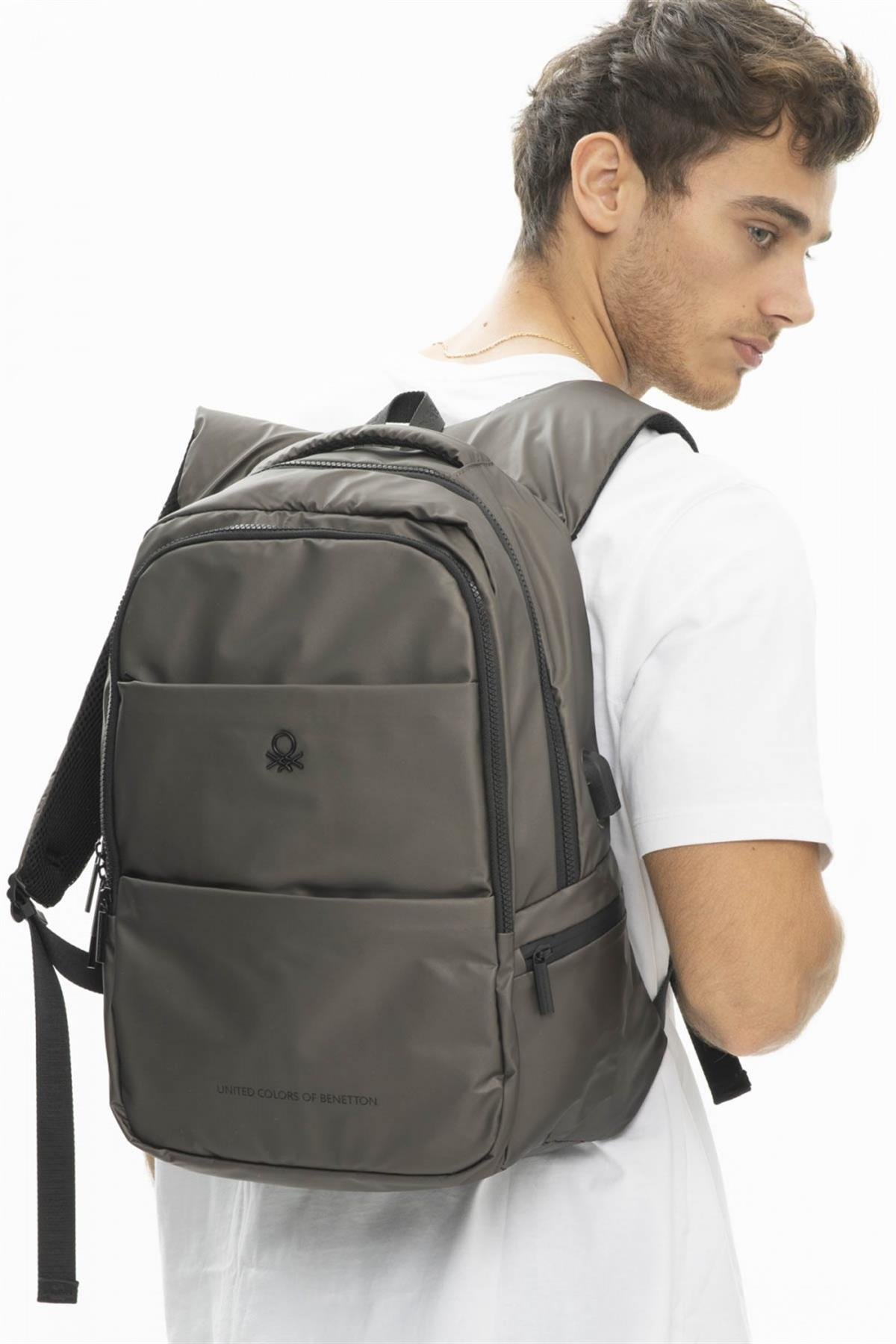 Benetton bnt 898 Sırt Çantası Bronz