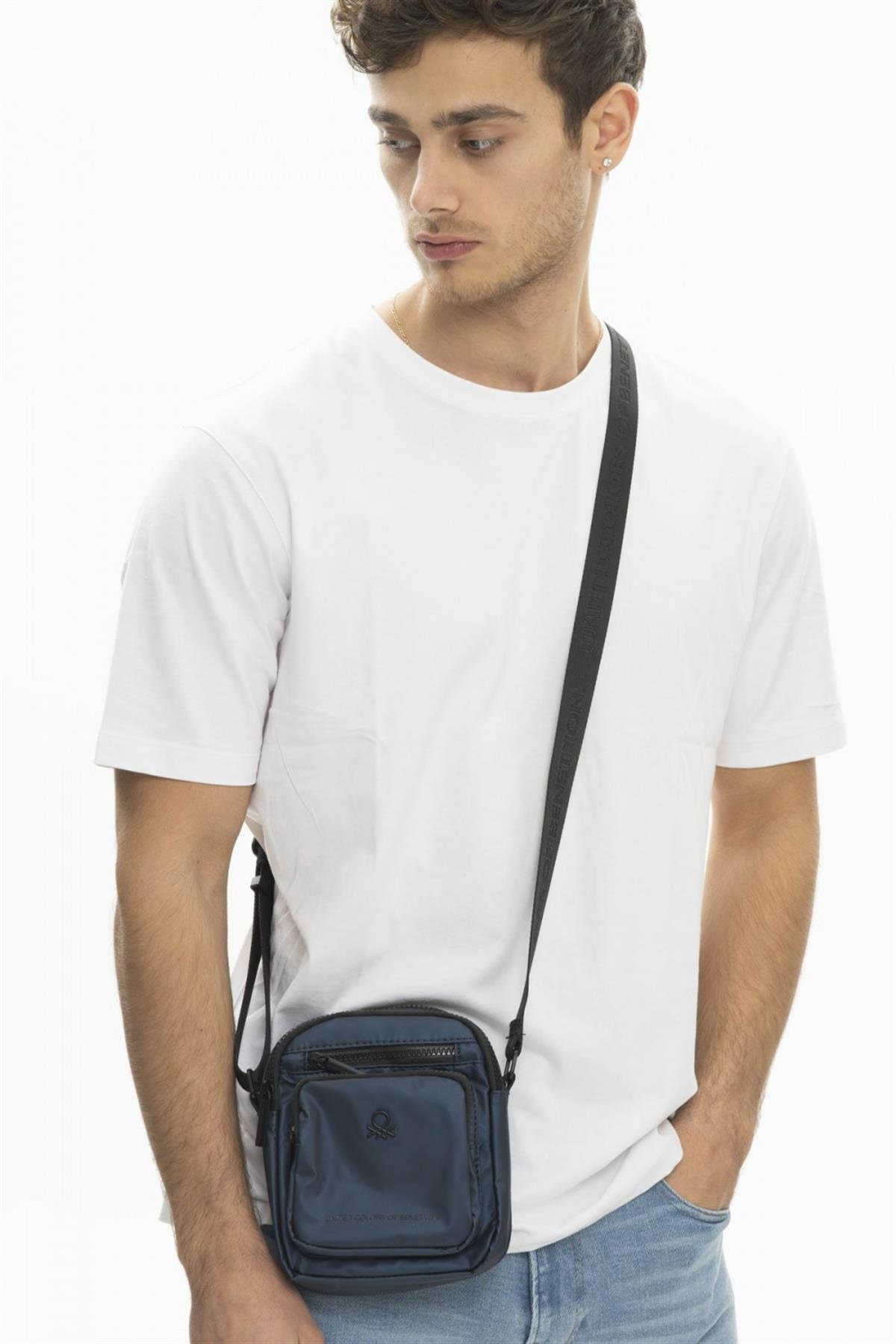 Benetton bnt 903 Unisex Çapraz Çanta Lacivert