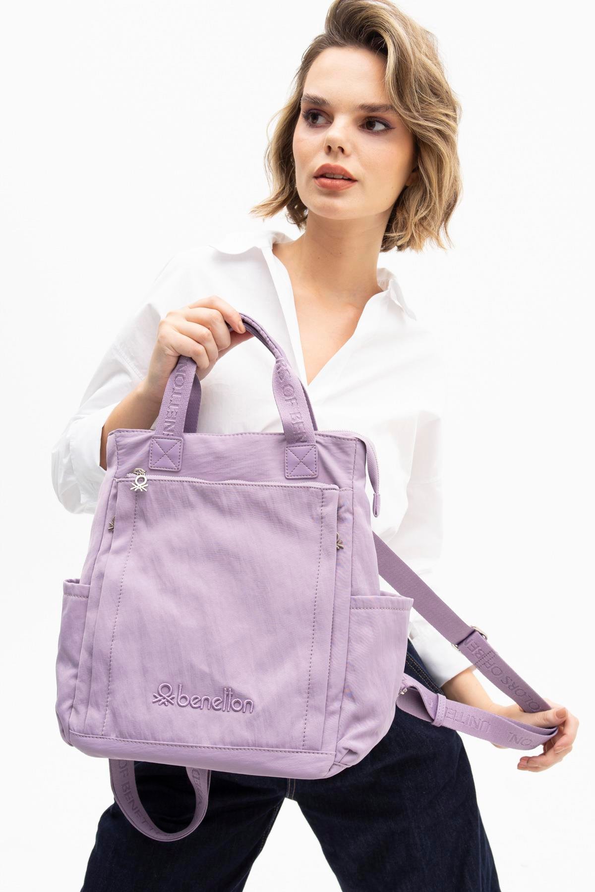 Benetton bnt1181 Sırt Çantası Lila