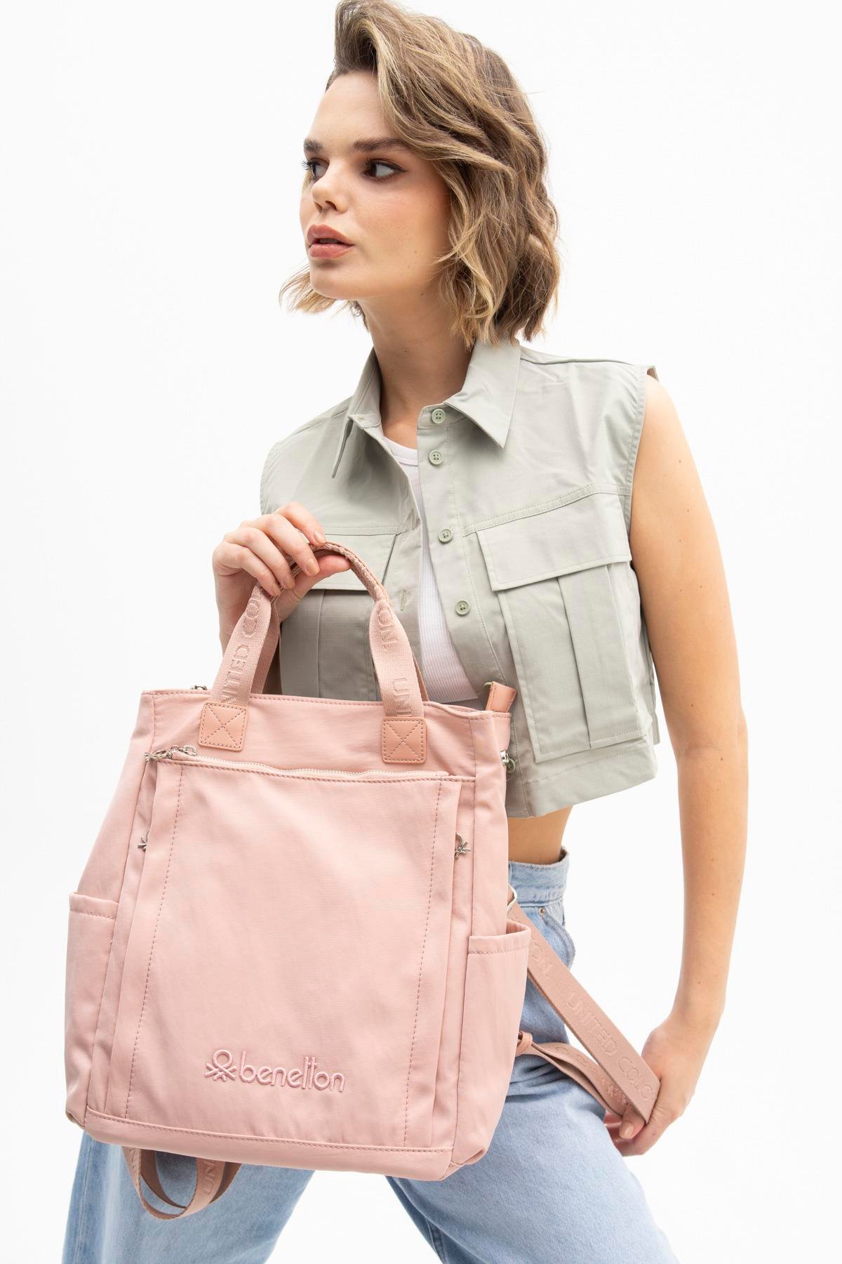 Benetton bnt1181 Sırt Çantası Pembe