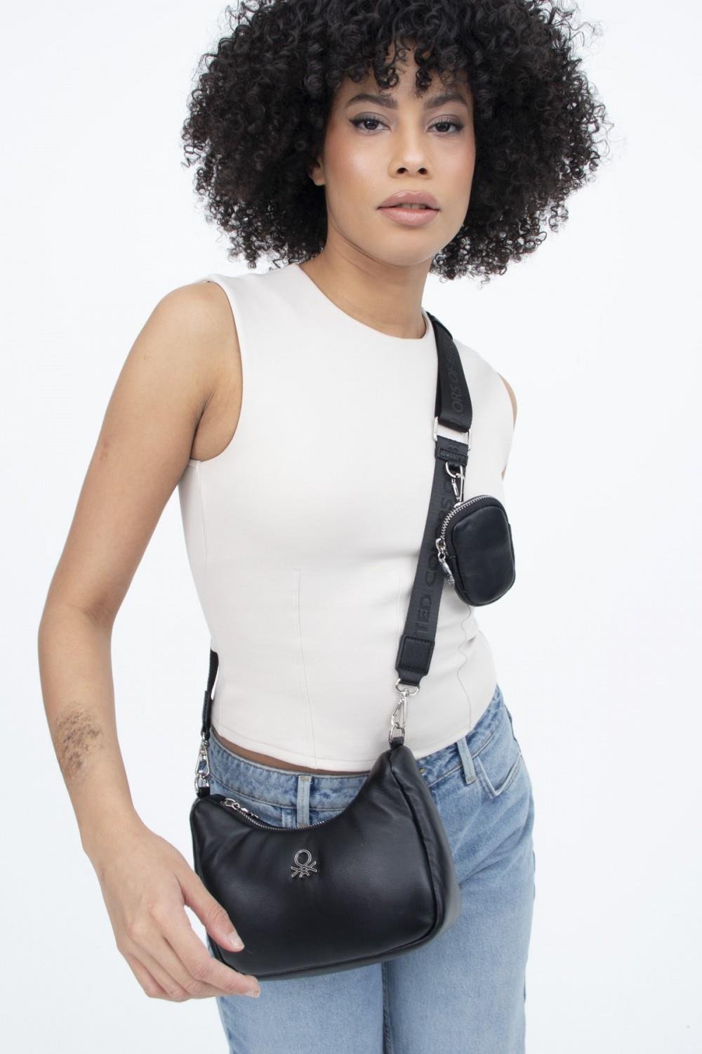 Benetton bnt1271 Kadın Çapraz Çanta Siyah