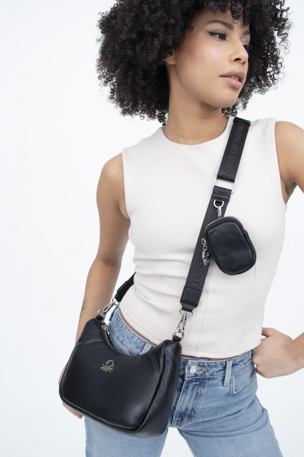 Benetton bnt1271 Kadın Çapraz Çanta Siyah