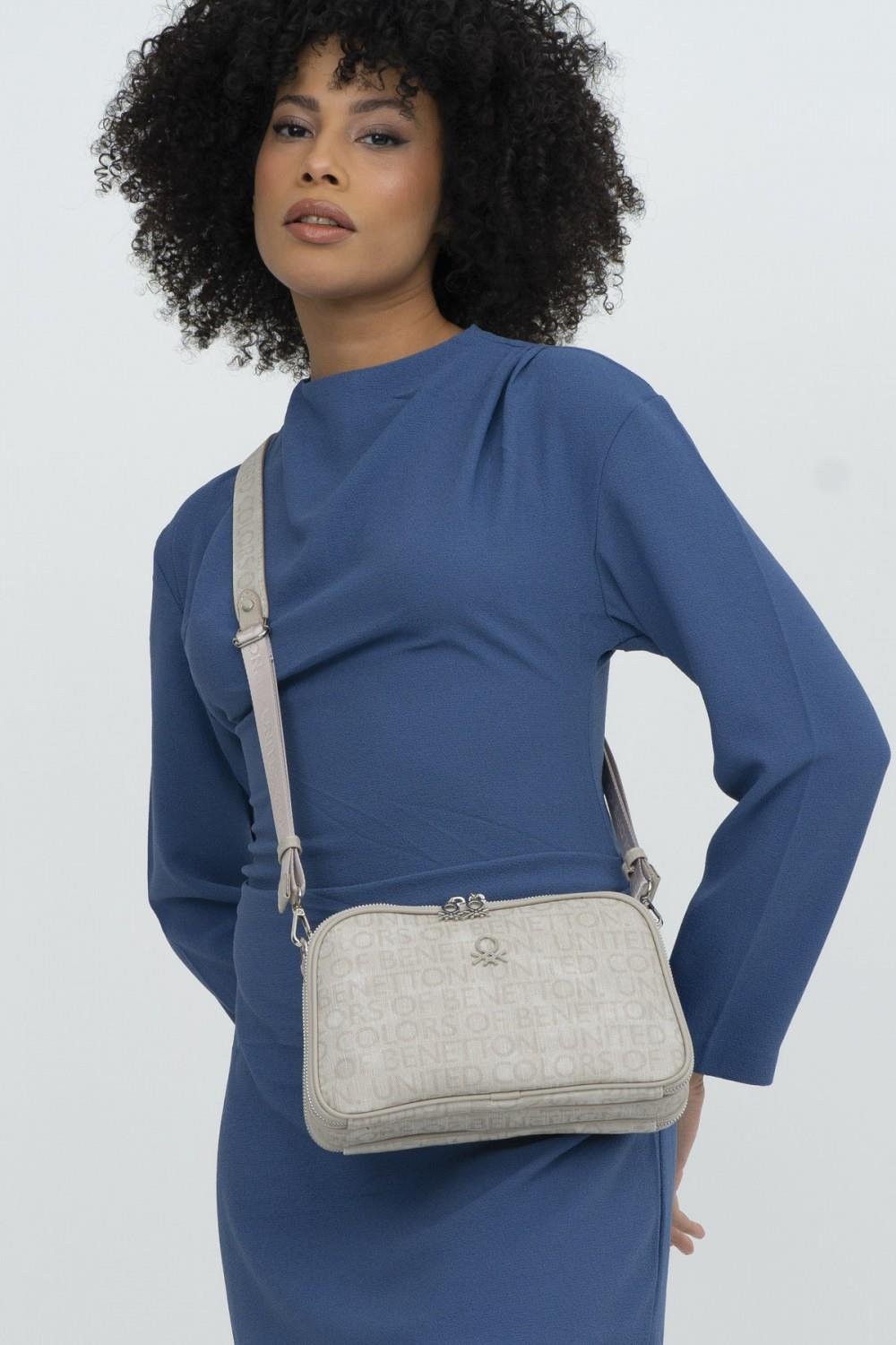 Benetton bnt1277 Kadın Çapraz Çanta Taş