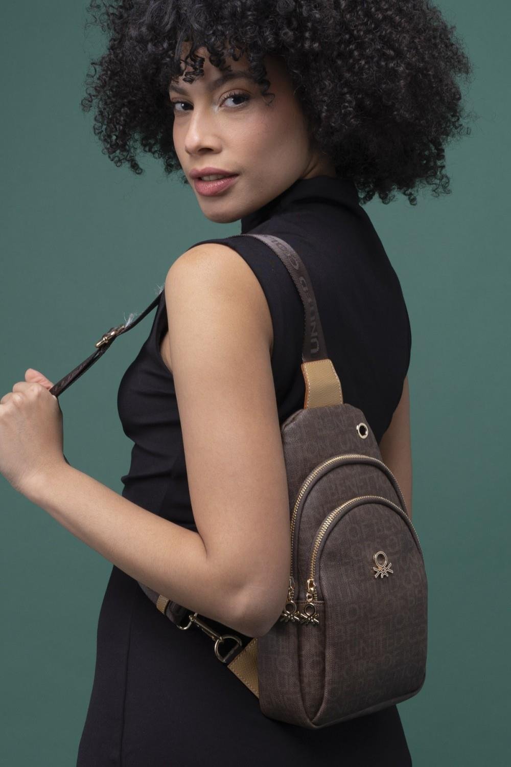 Benetton bnt1286 Kadın Freebag Kahve