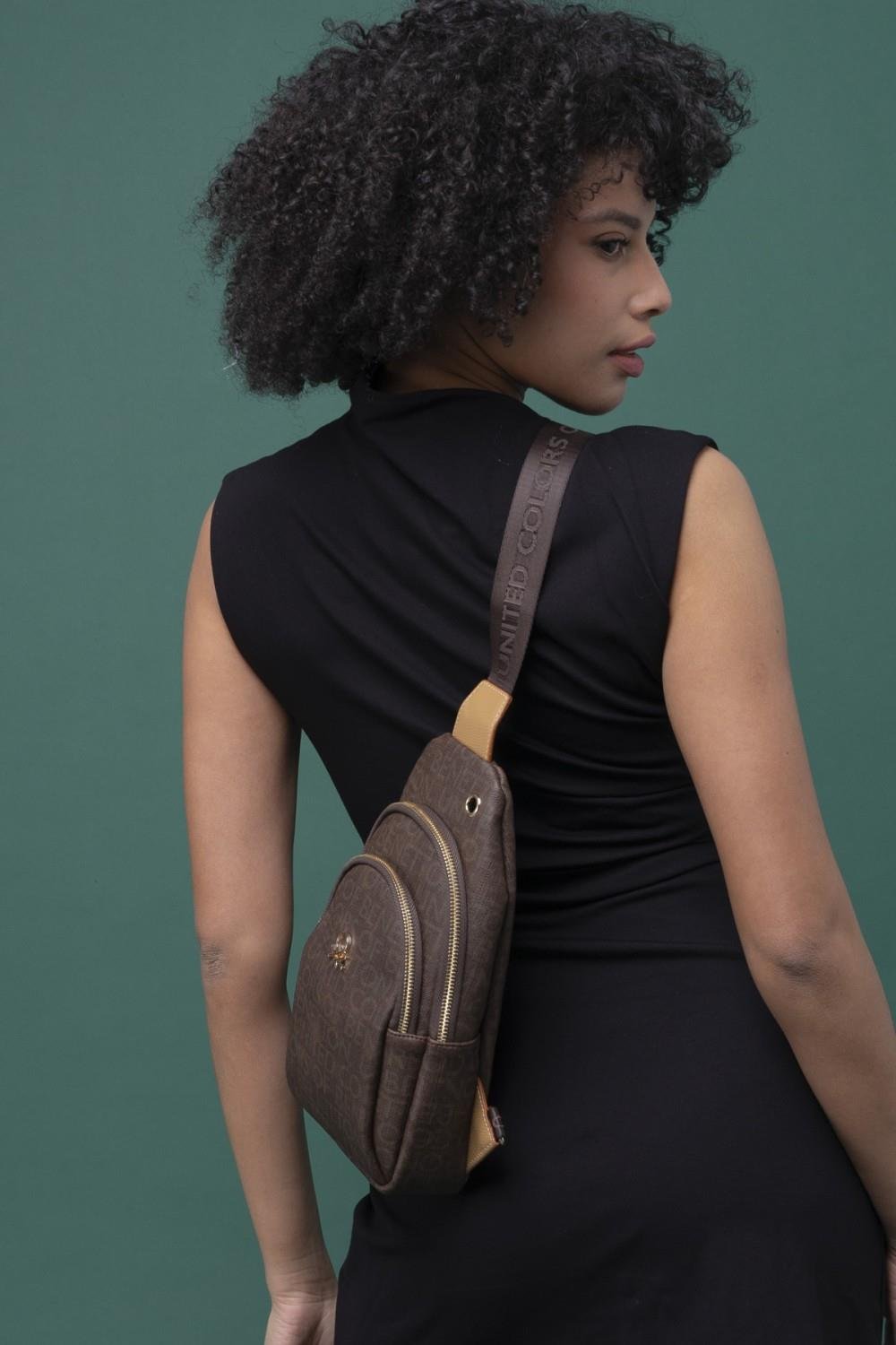 Benetton bnt1286 Kadın Freebag Kahve