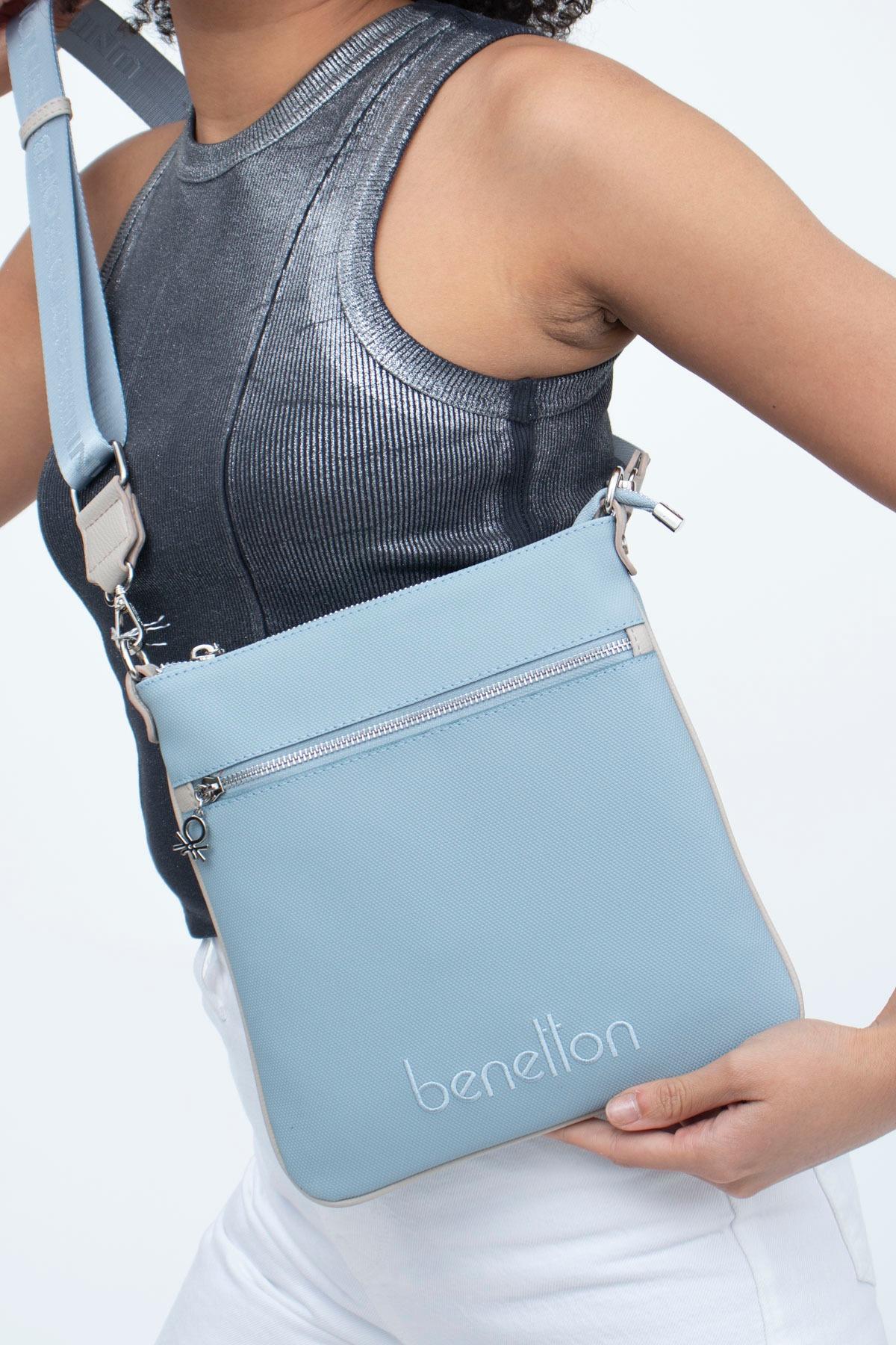 Benetton bnt1363 Kadın Çapraz Çanta Mavi