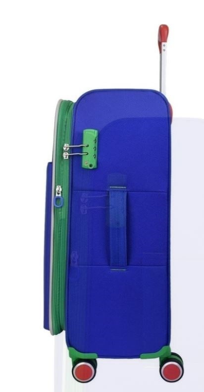 BENETTON BNT2100 KUMAŞ VALİZ SAKS MAVİ 3 LÜ SET