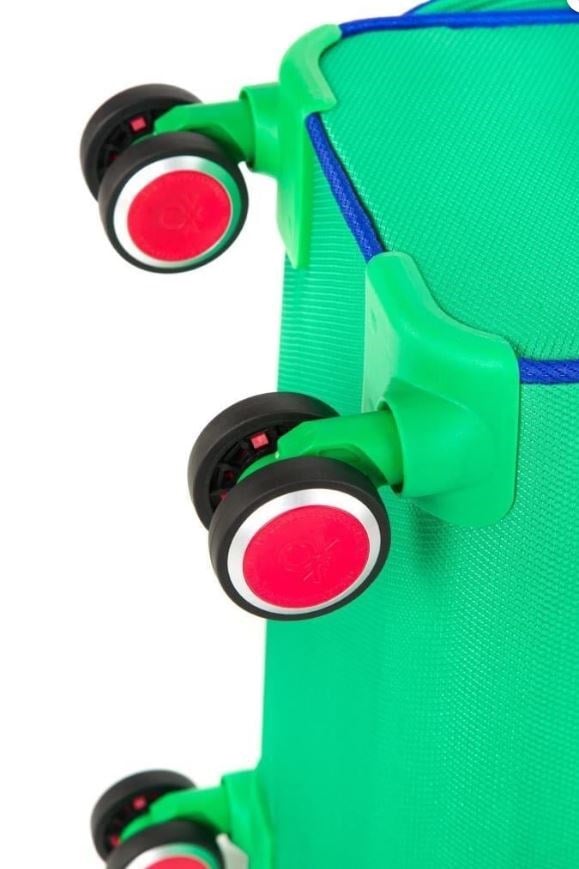 BENETTON BNT2100 KUMAŞ VALİZ YEŞİL BÜYÜK BOY